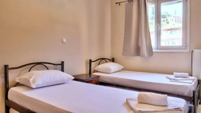 Bed in Spiridoula's Apartments Corfu