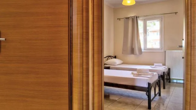 Bed in Spiridoula's Apartments Corfu