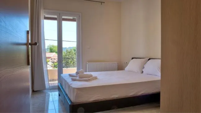 Bed in Spiridoula's Apartments Corfu