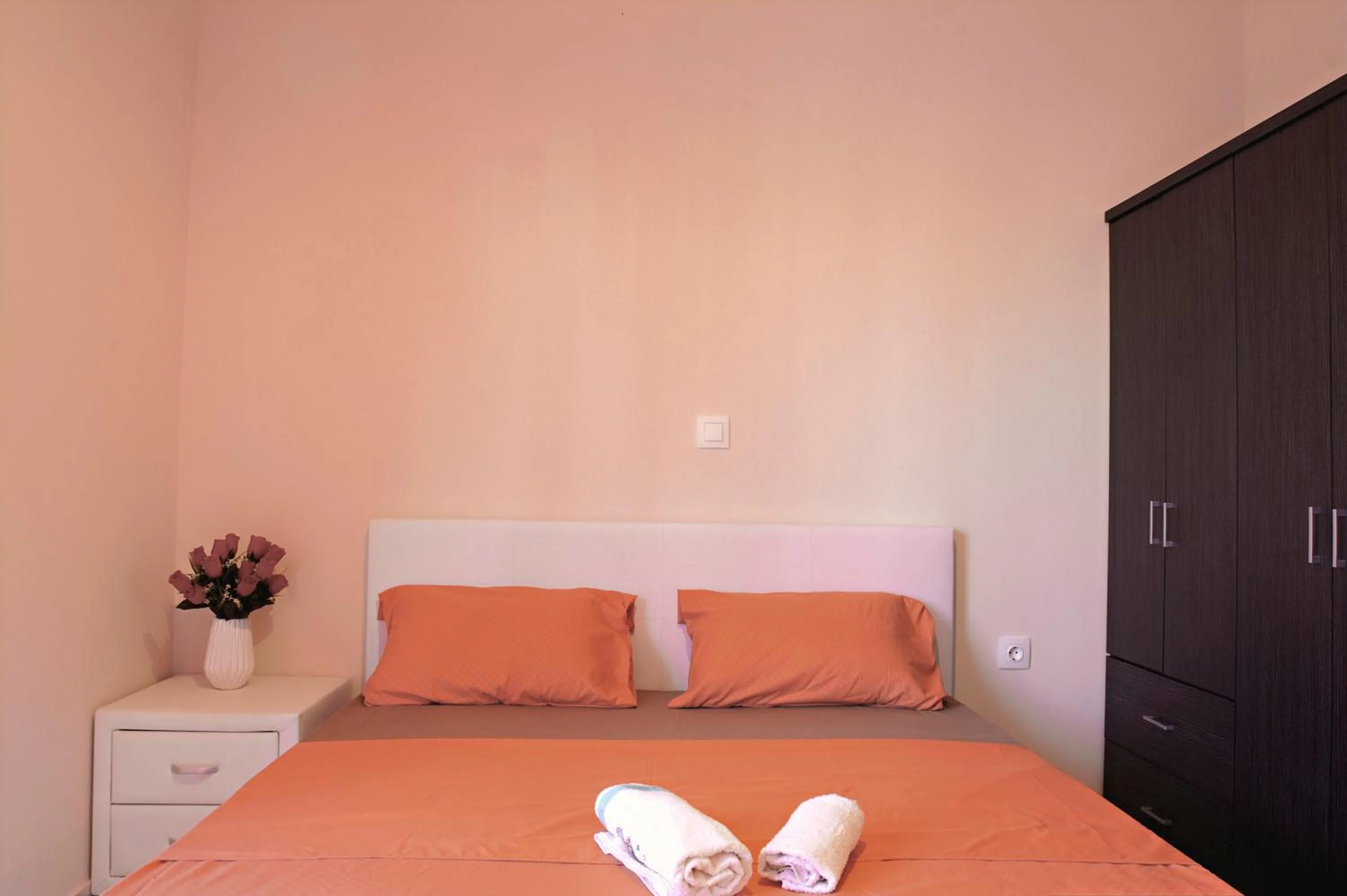 Bedroom, Bed in Spiridoula's Apartments Corfu