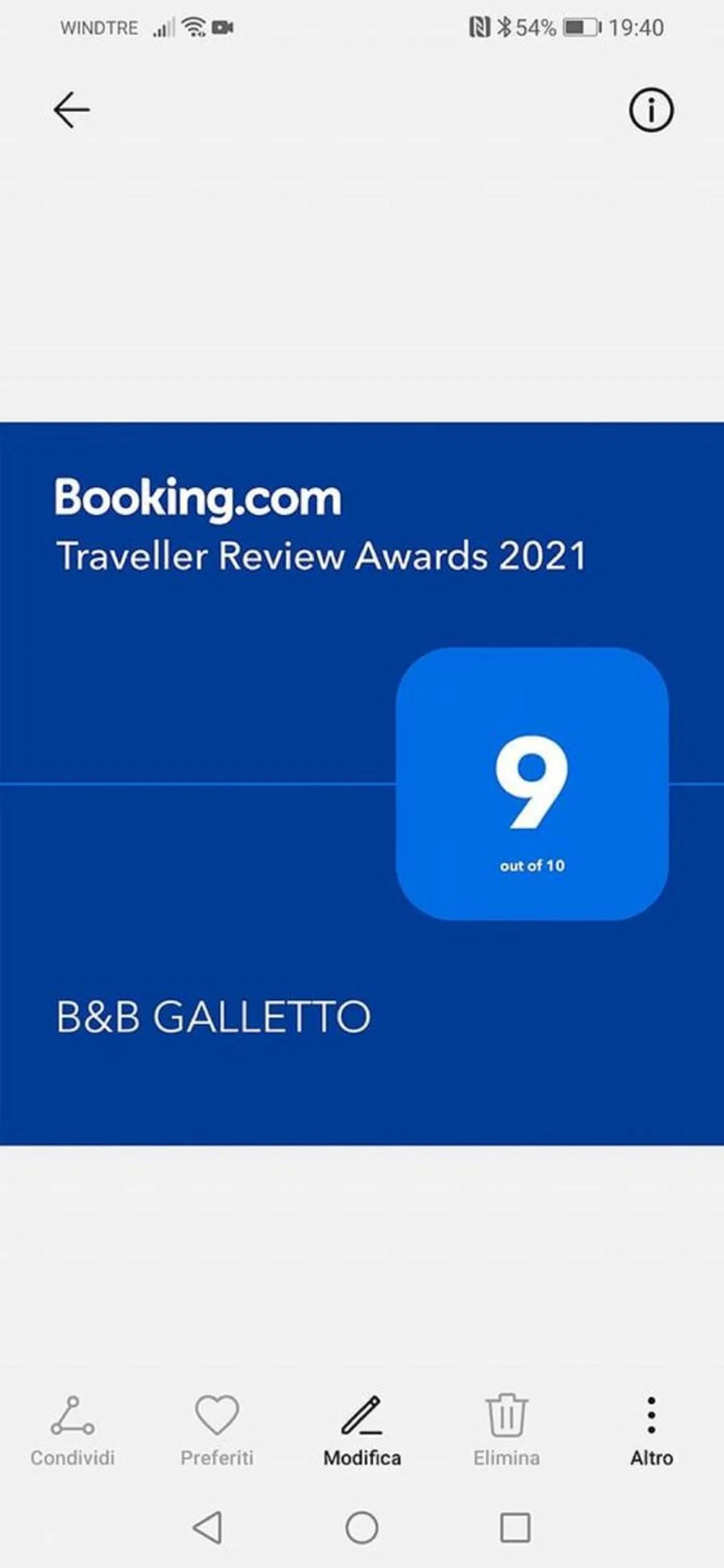 Logo/Certificate/Sign in B&B GALLETTO