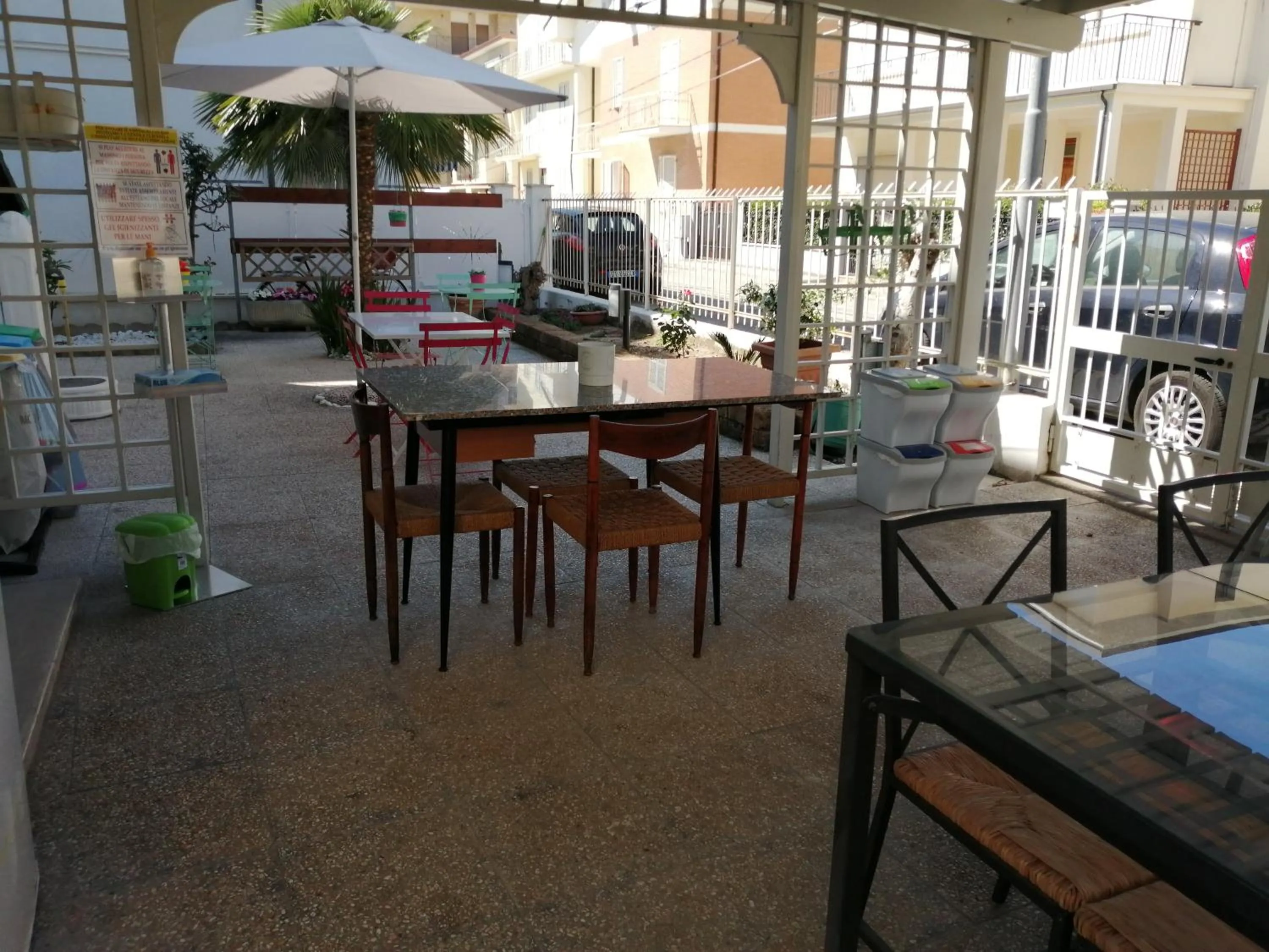 Inner courtyard view in B&B GALLETTO