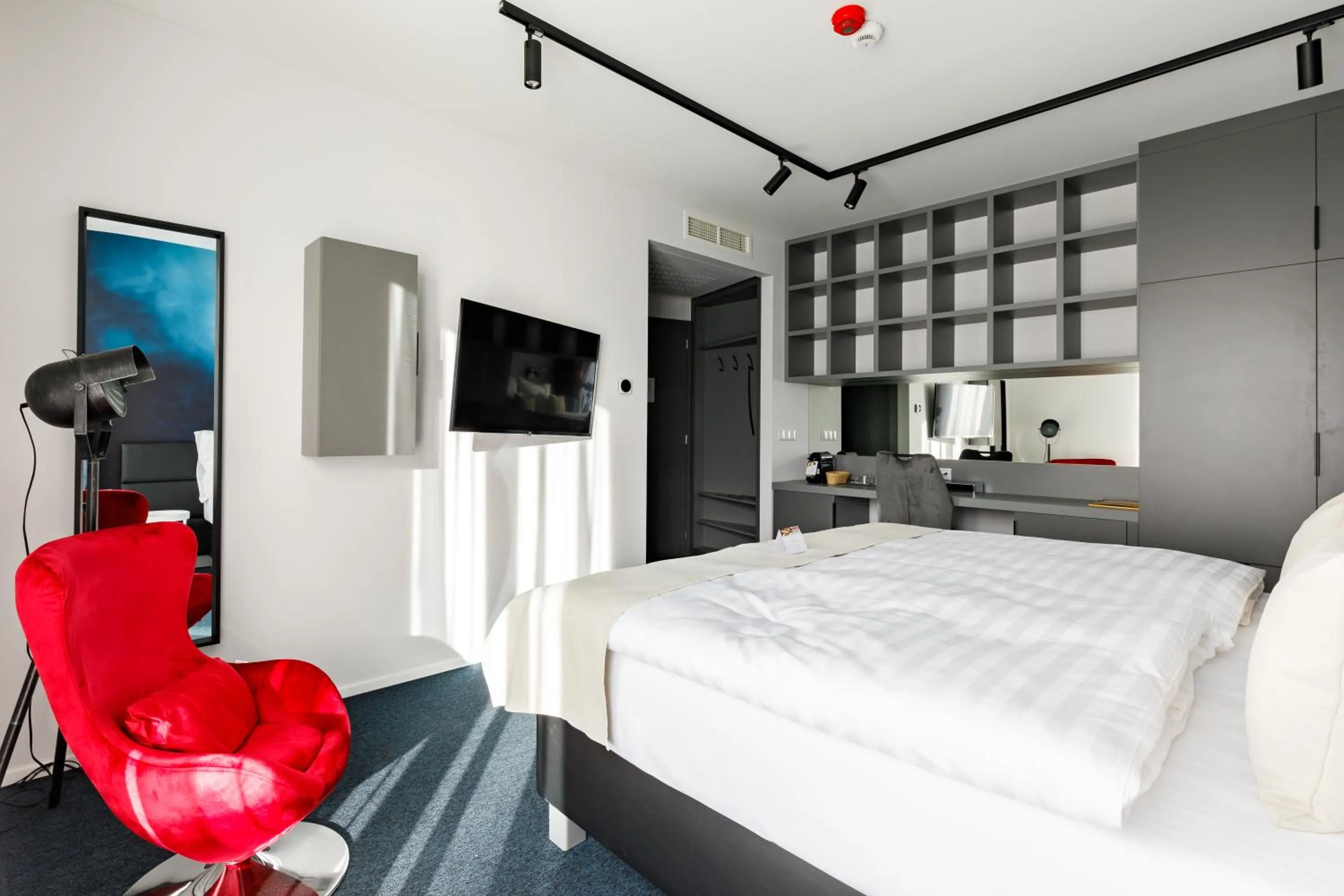 Bed in Hotel Historia Malomkert