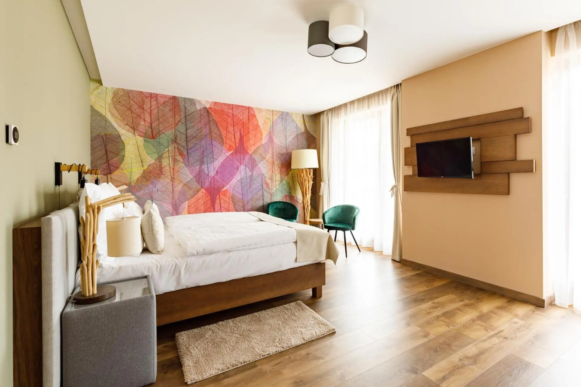 Photo of the whole room, Bed in Hotel Historia Malomkert