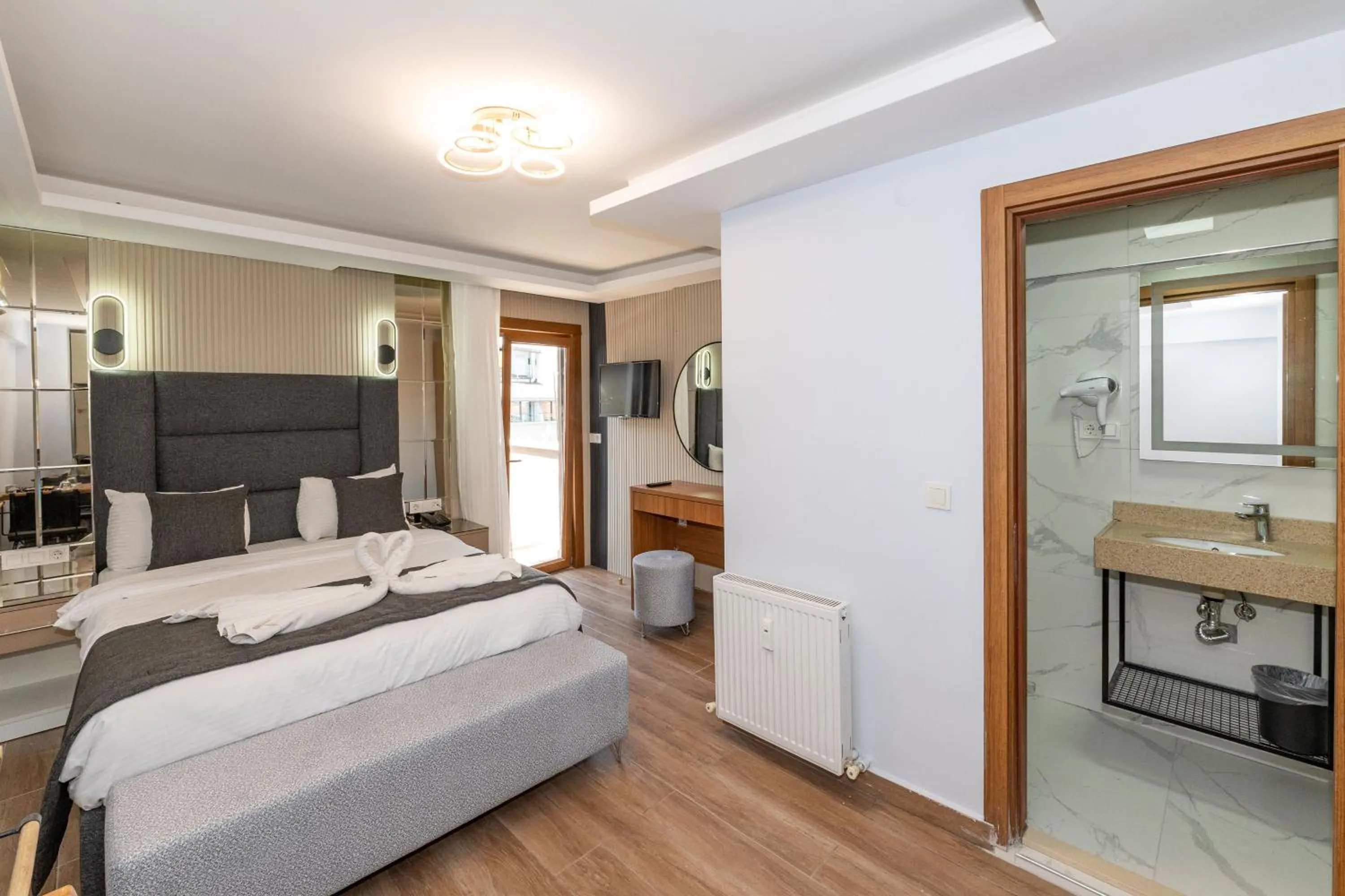 Bed in T-Square Residence