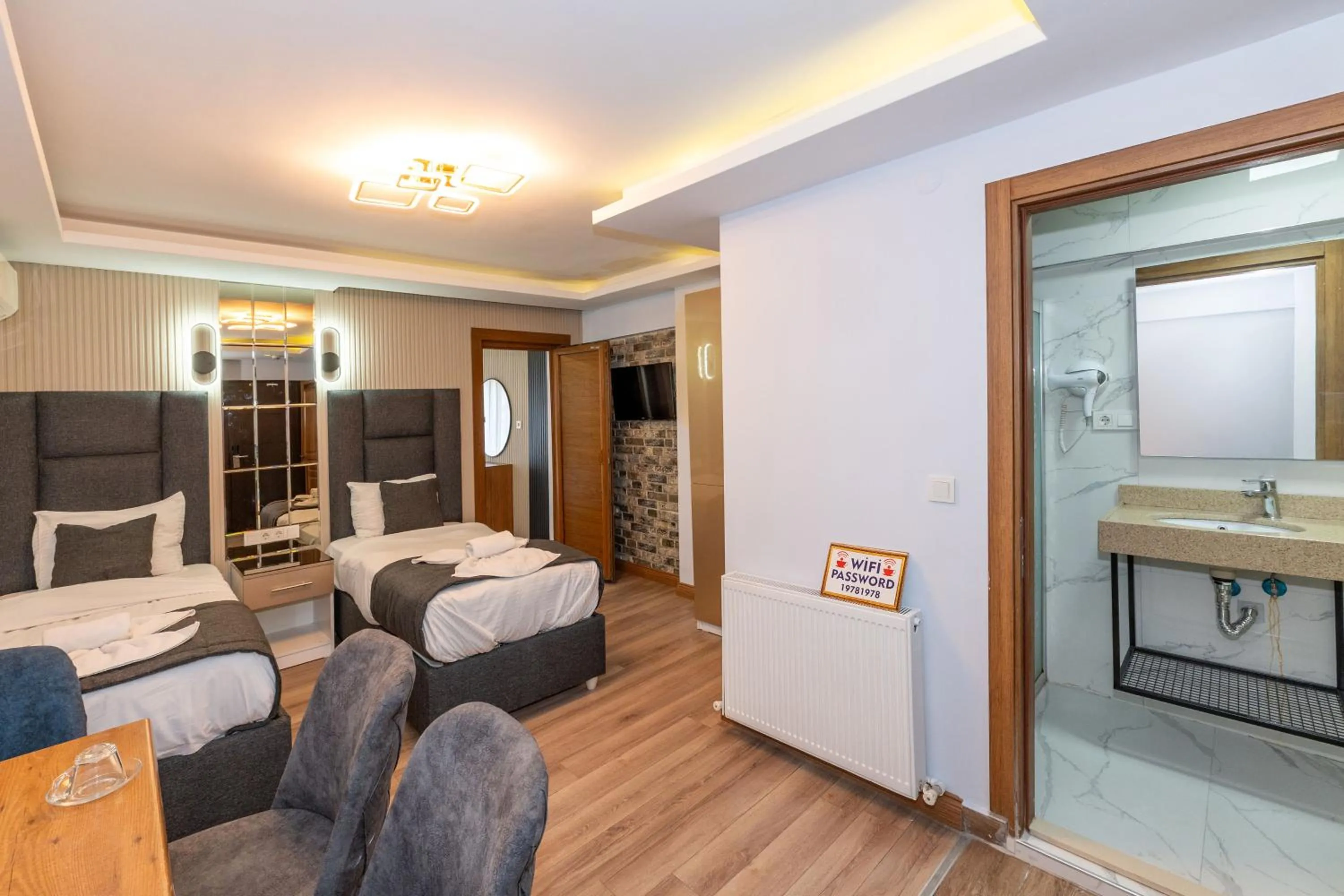 Bed in T-Square Residence