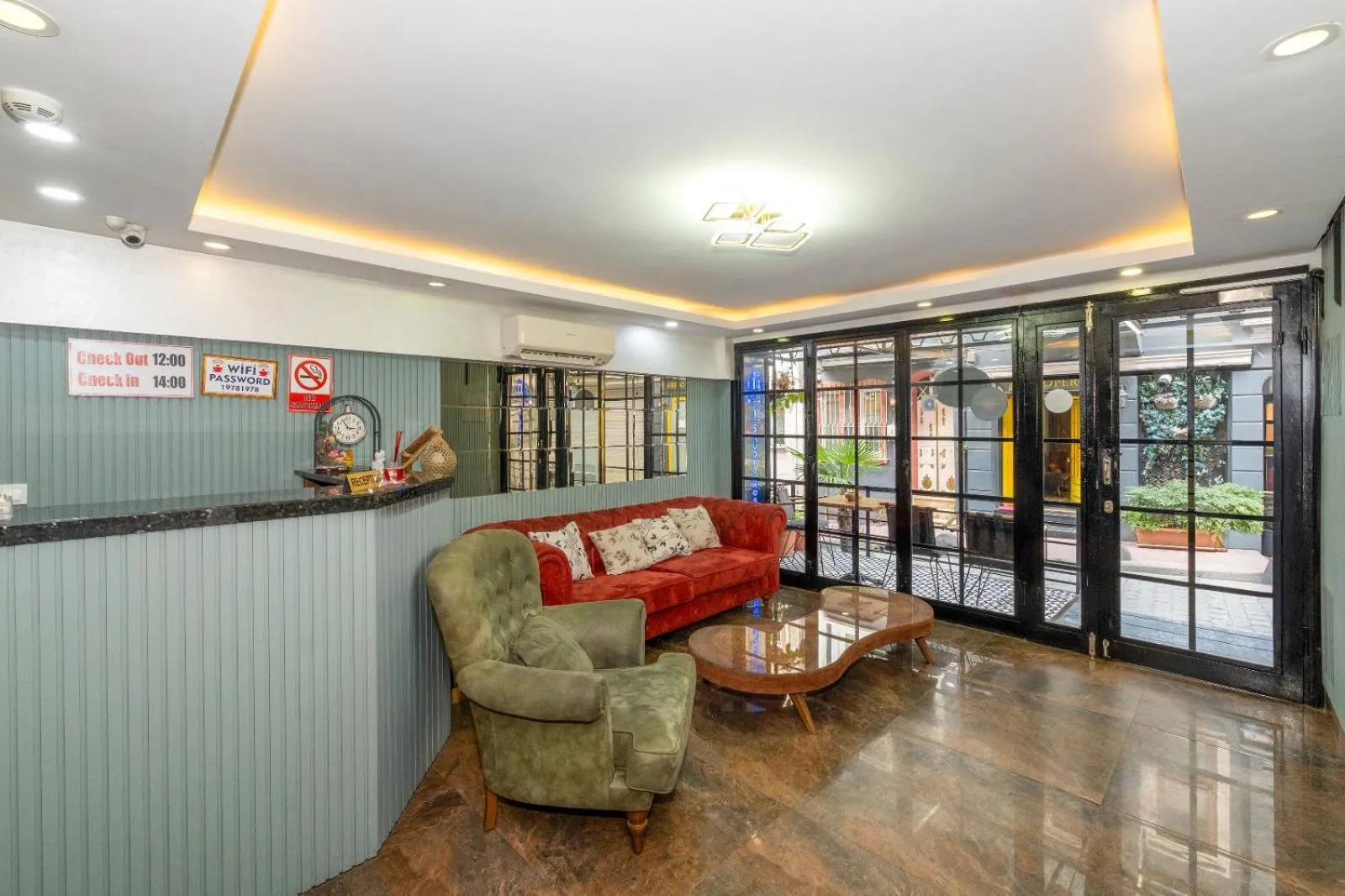 Lobby or reception in T-Square Residence