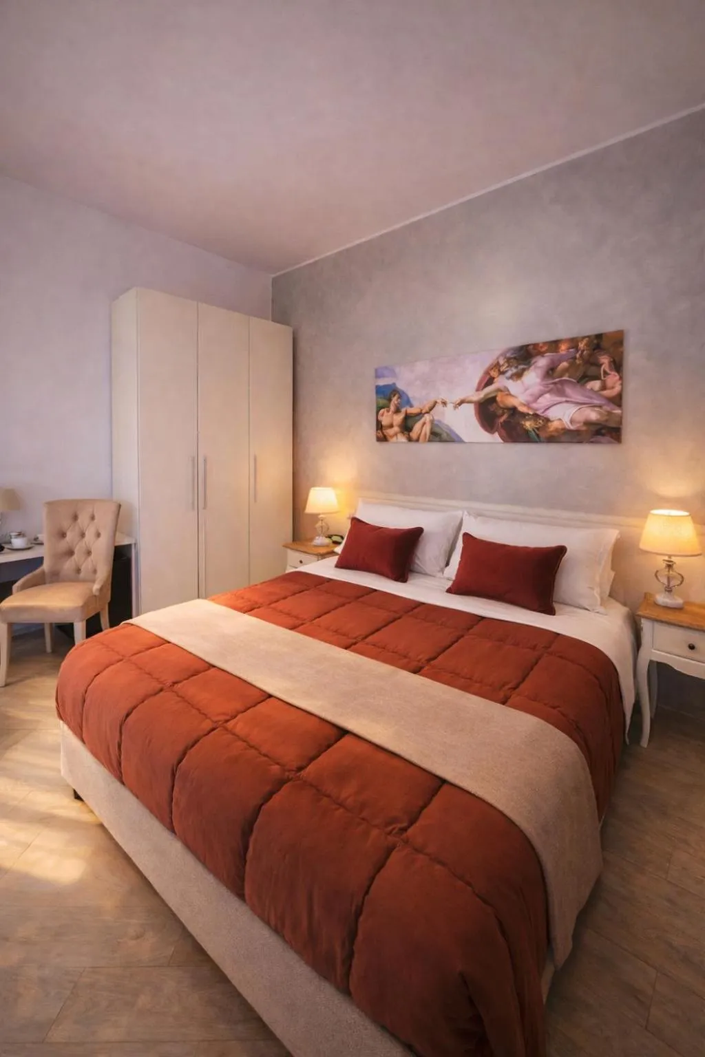 Bed in Rome Central Rooms