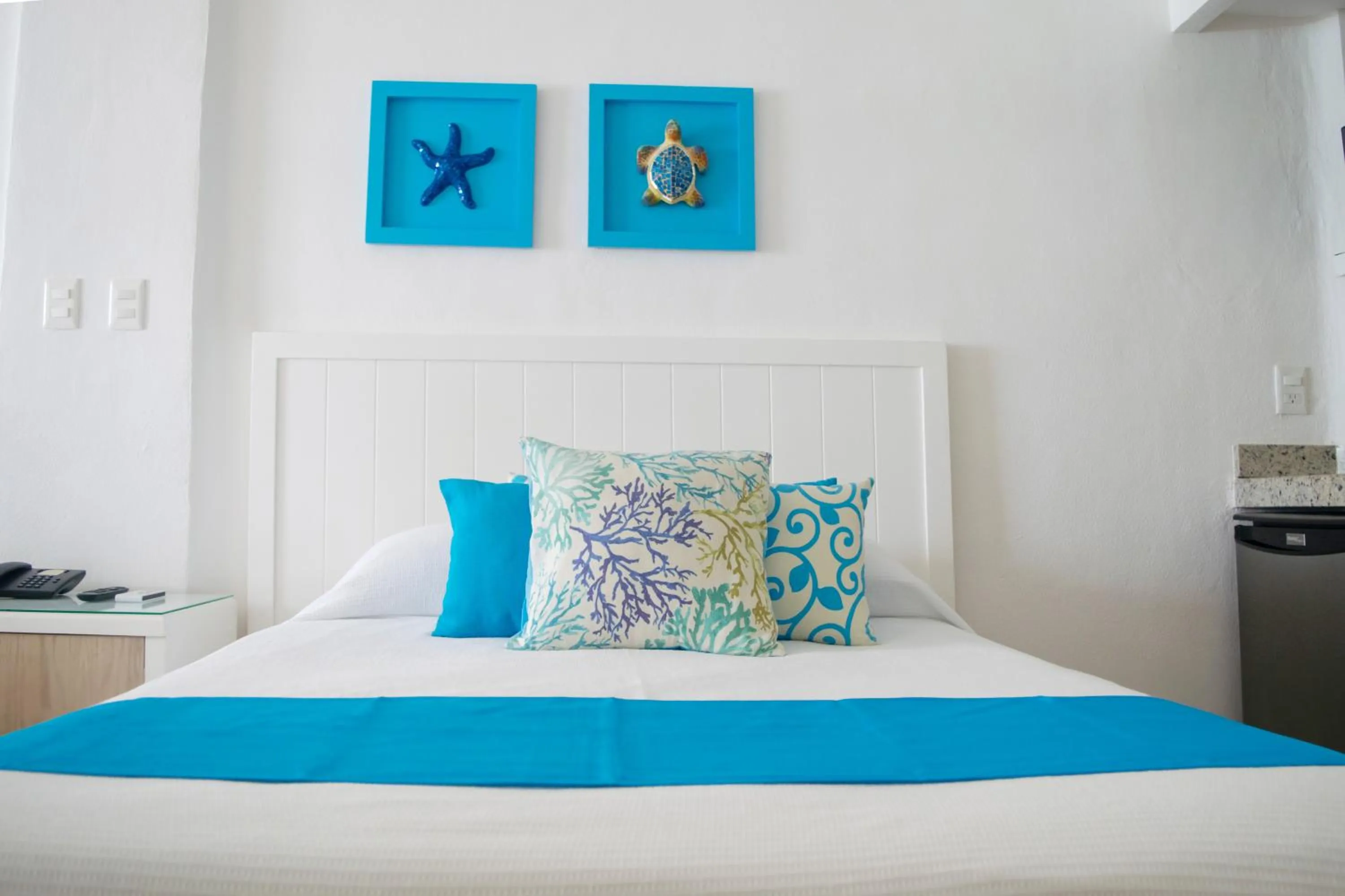 Bed in BSEA Cancun Plaza Hotel