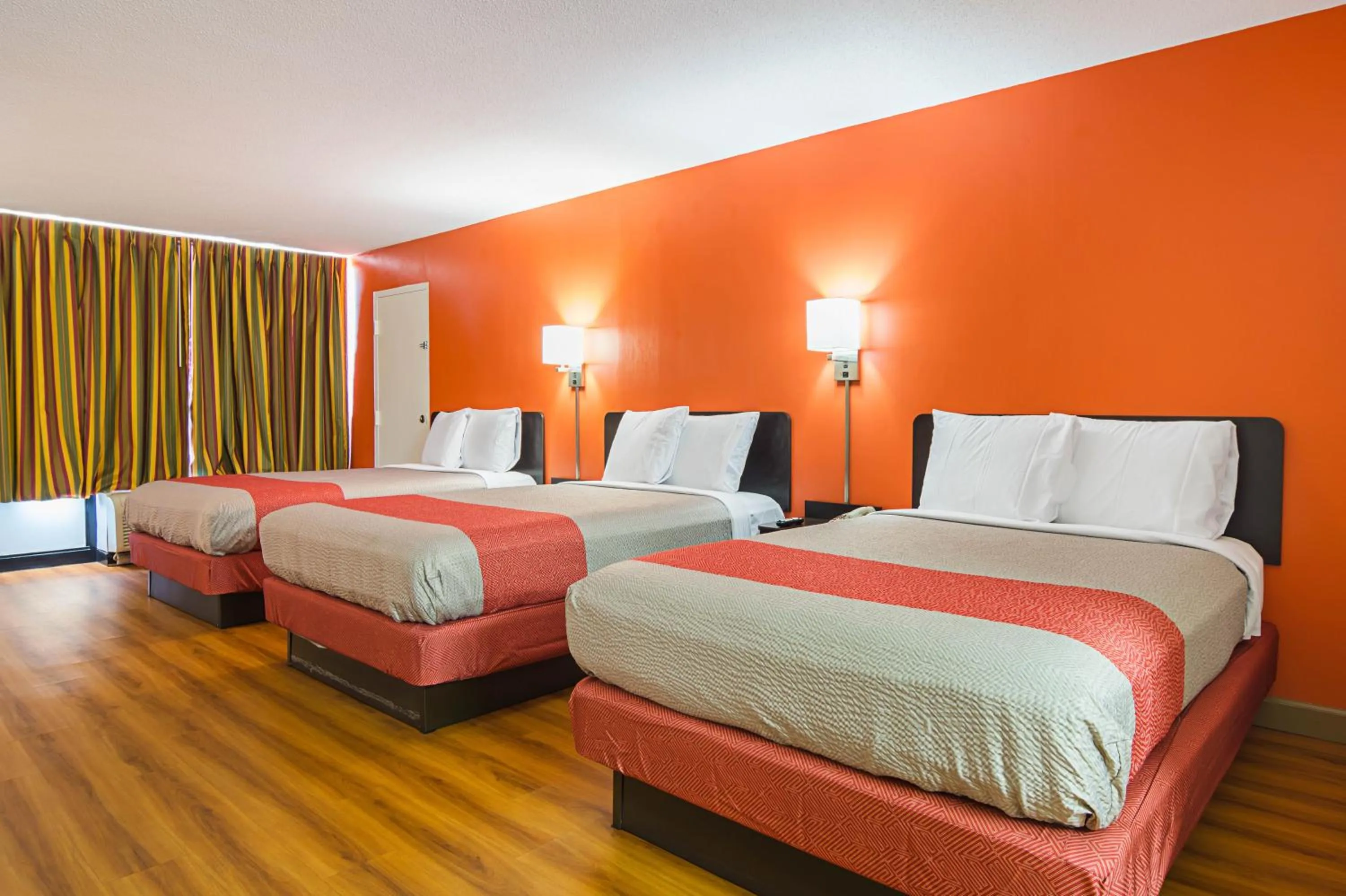 Bed in Motel 6-Cleveland, TN