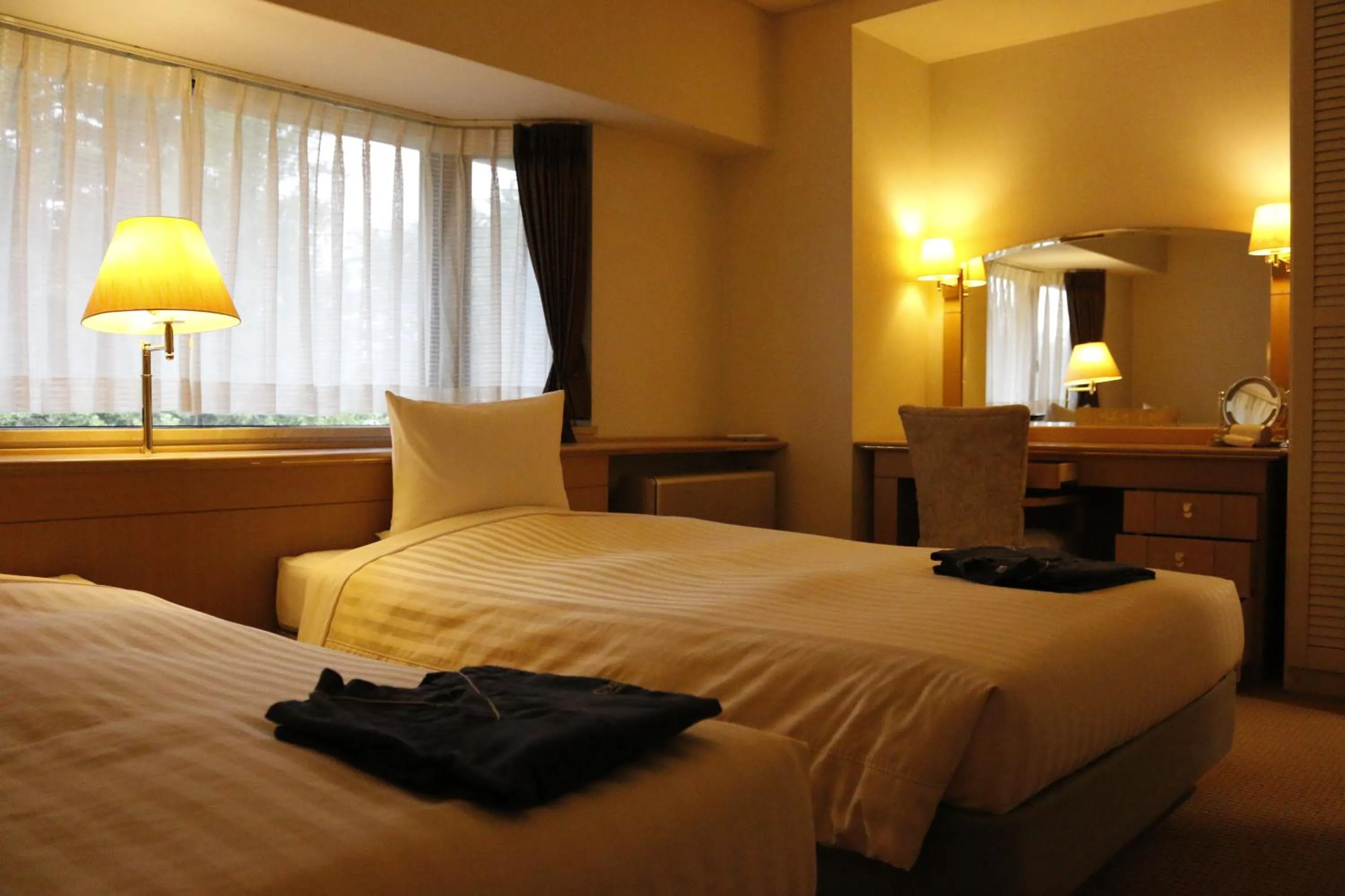 Bed in Hotel Cypress Karuizawa