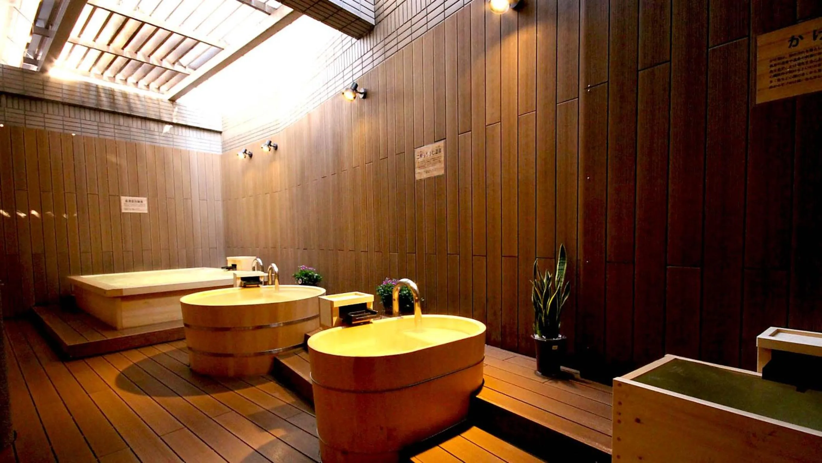 Hot Spring Bath in Hotel Cypress Karuizawa