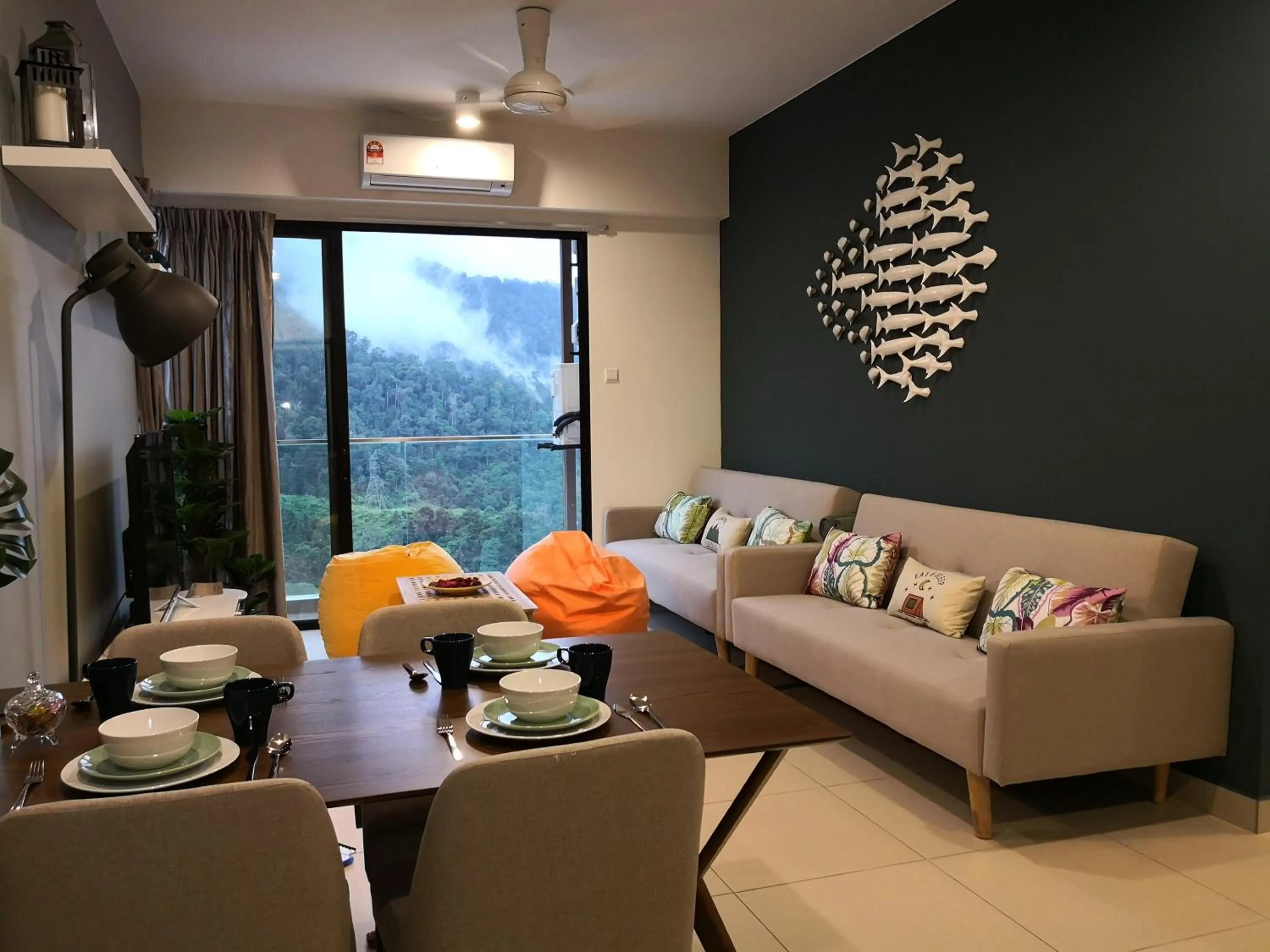 Living room in The Tropic@Midhill Genting (Free Wi-Fi)