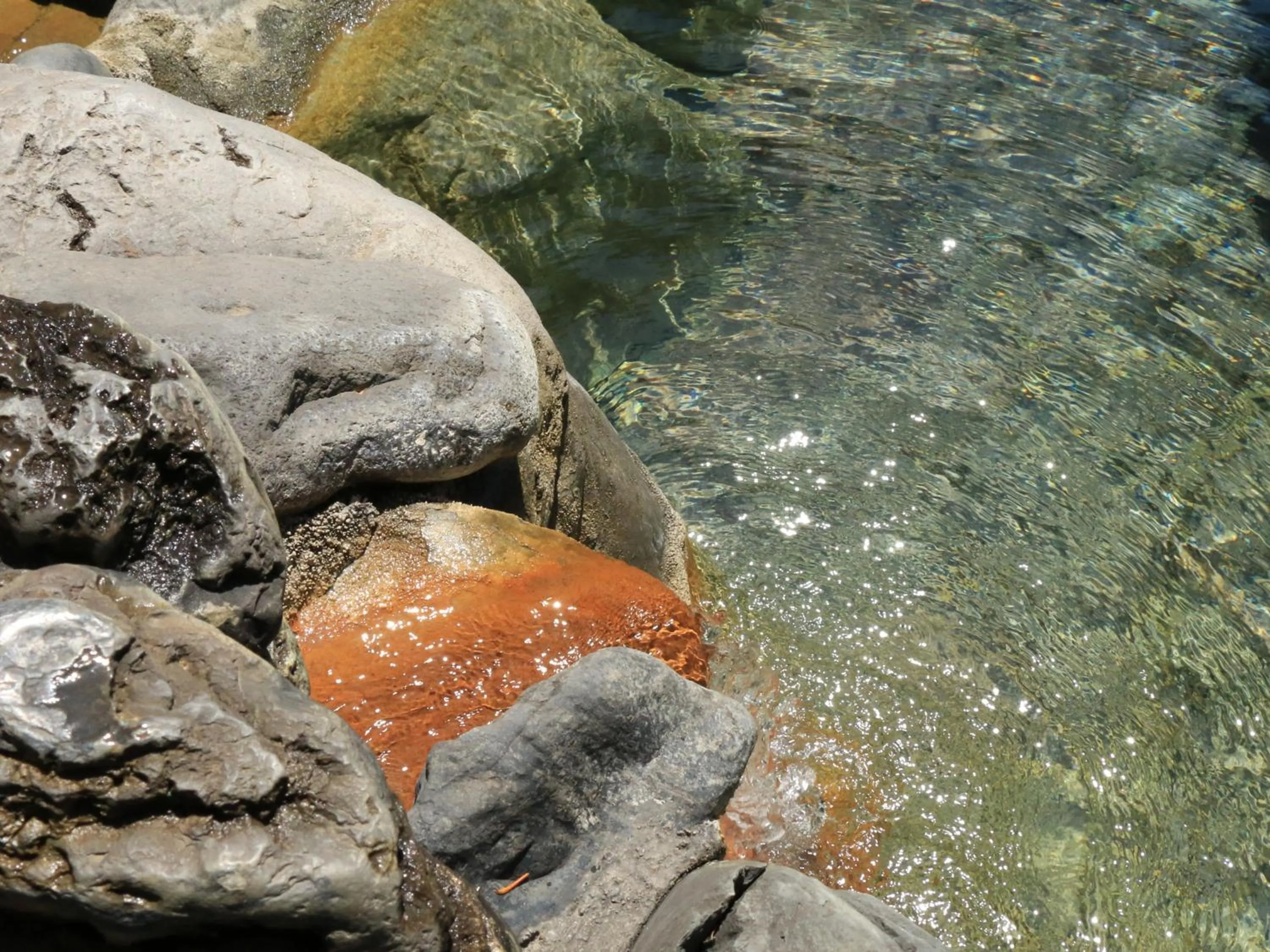 Hot Spring Bath in Minshuku Miyama