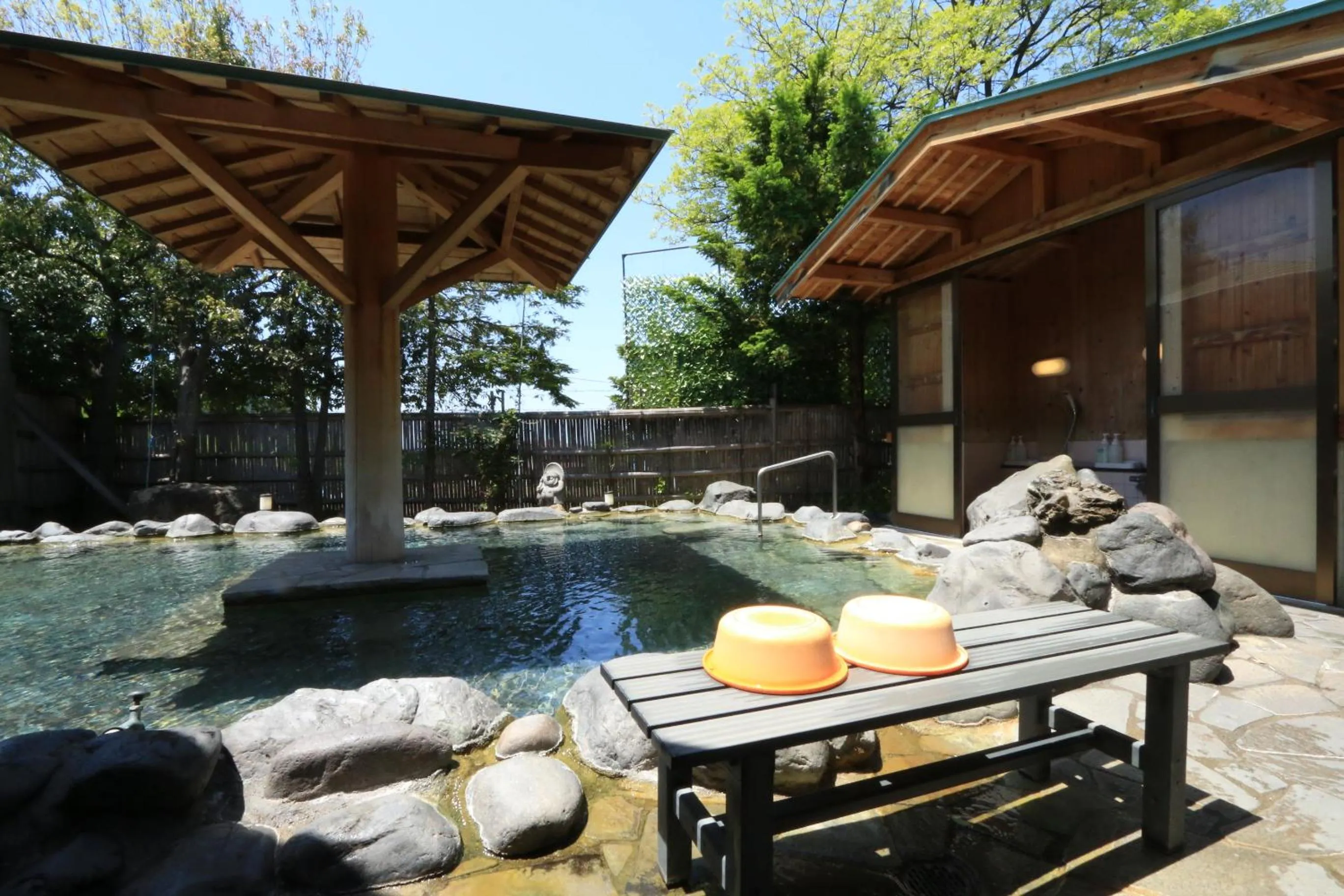 Open Air Bath in Minshuku Miyama
