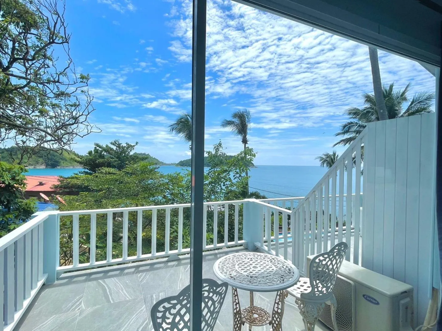 Patio in Naiharn On The Rock Resort Phuket