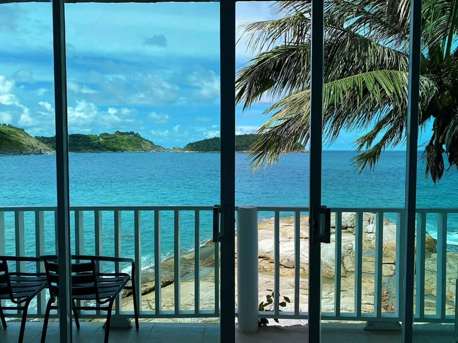 Patio in Naiharn On The Rock Resort Phuket