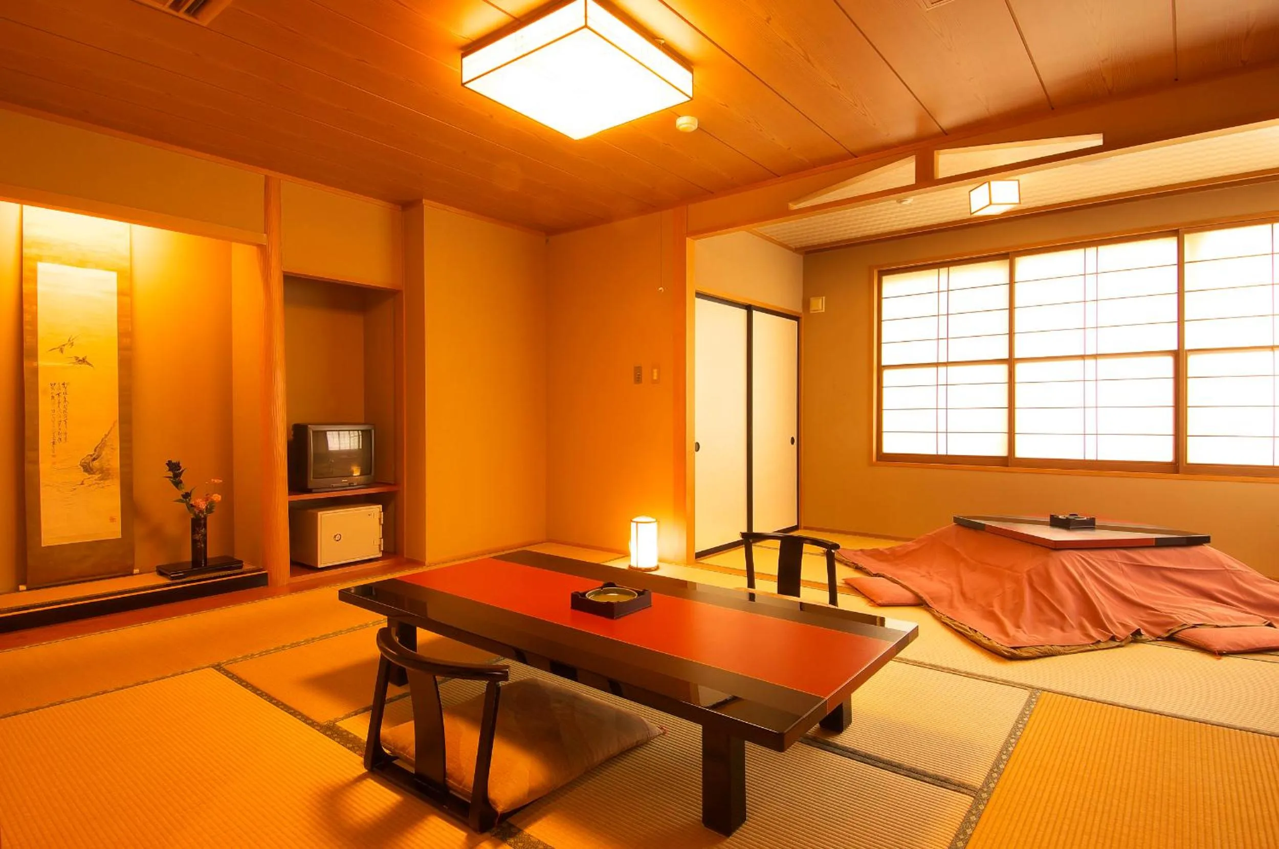 Photo of the whole room, Bed in Ichinoyu Katei