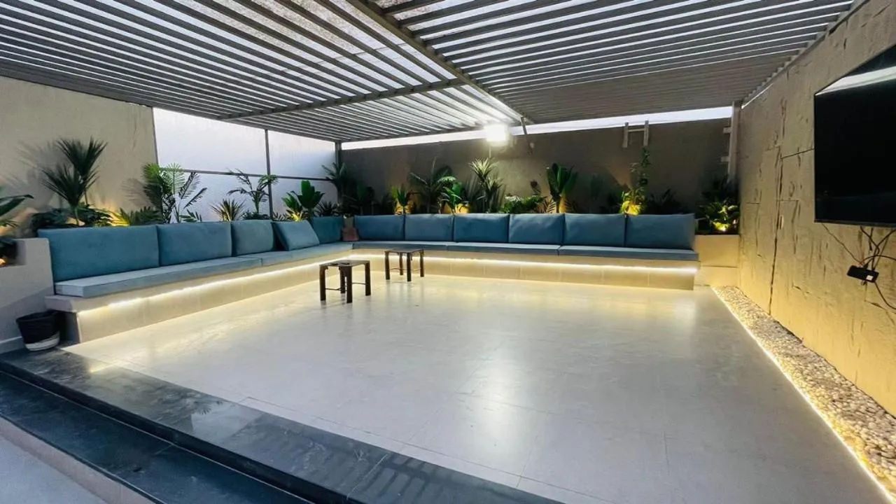 Communal lounge/ TV room in Burj Al Hayat Furnished Suites - Al Malaz