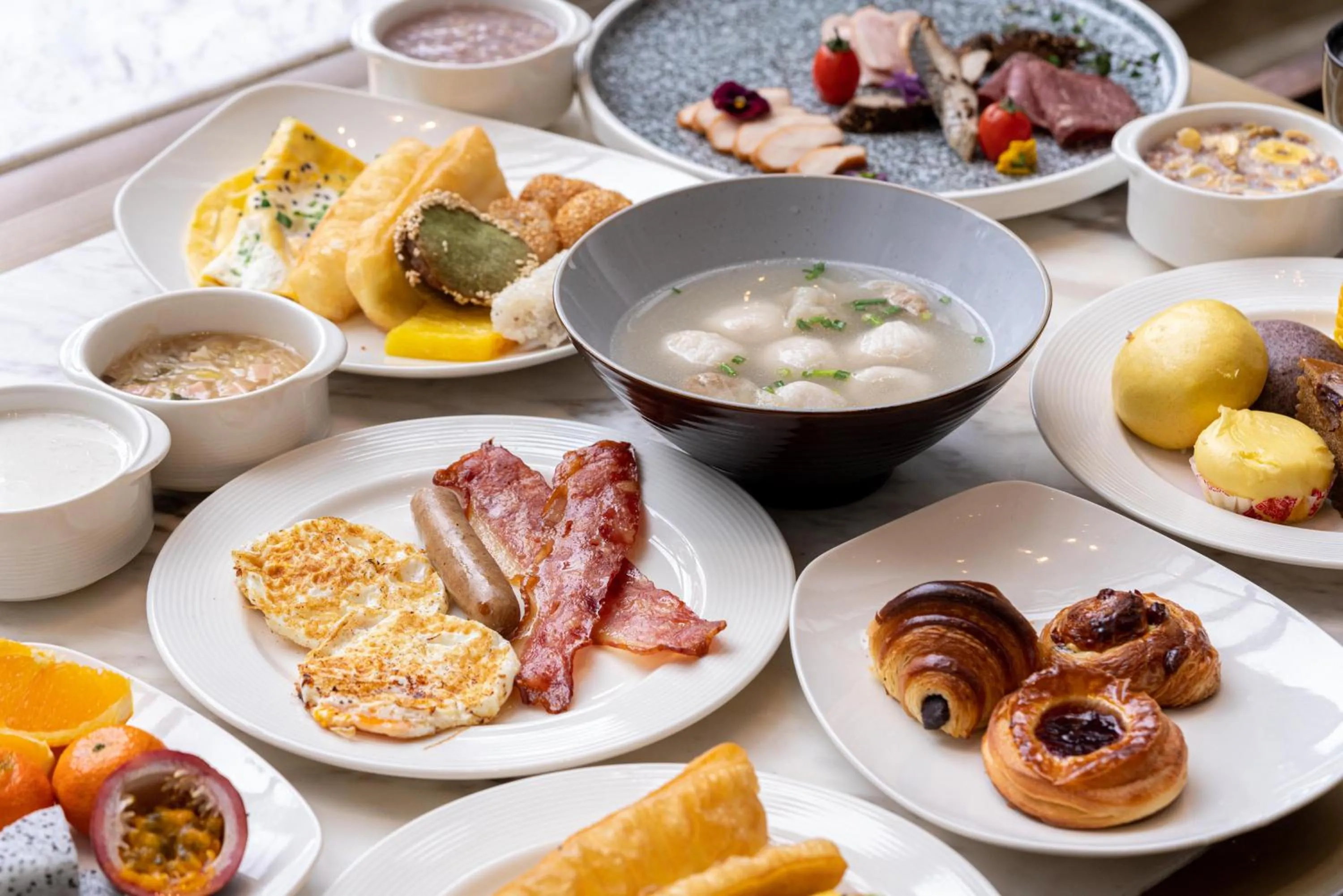 Breakfast in Sheraton Fuzhou Hotel