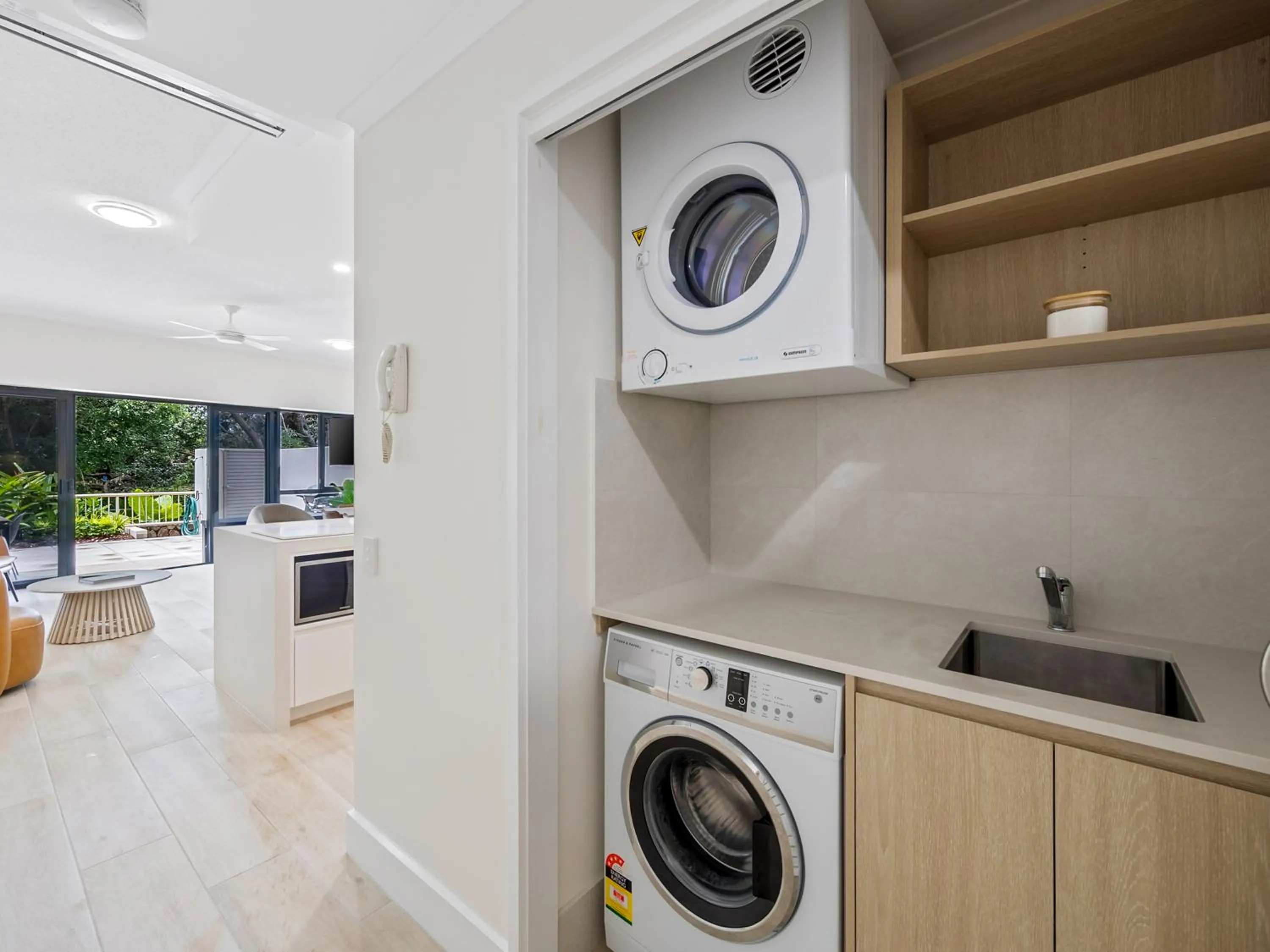 laundry in Mirra Chana Beachfront Apartments Mooloolaba