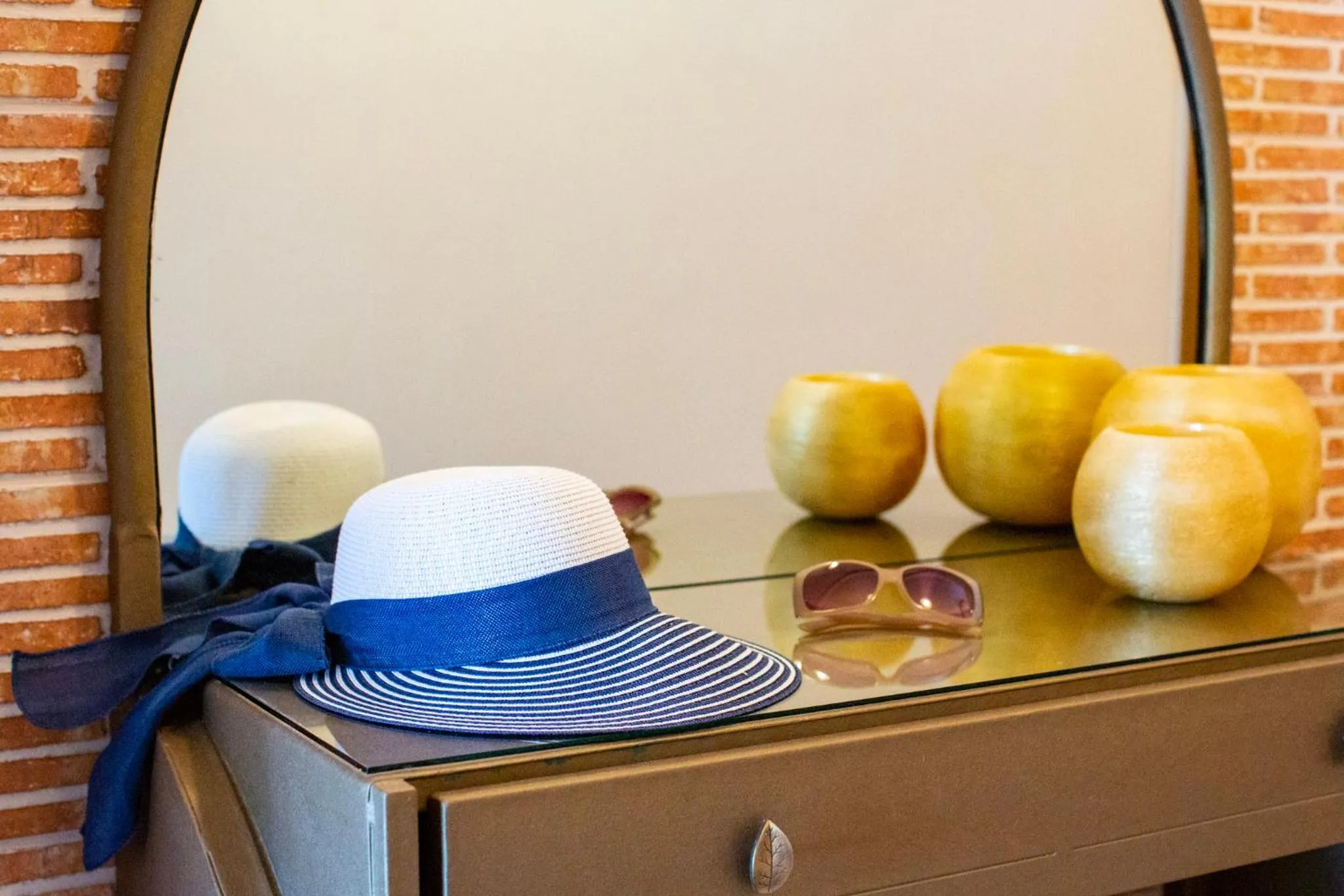 Bedroom in Kastro Apartments