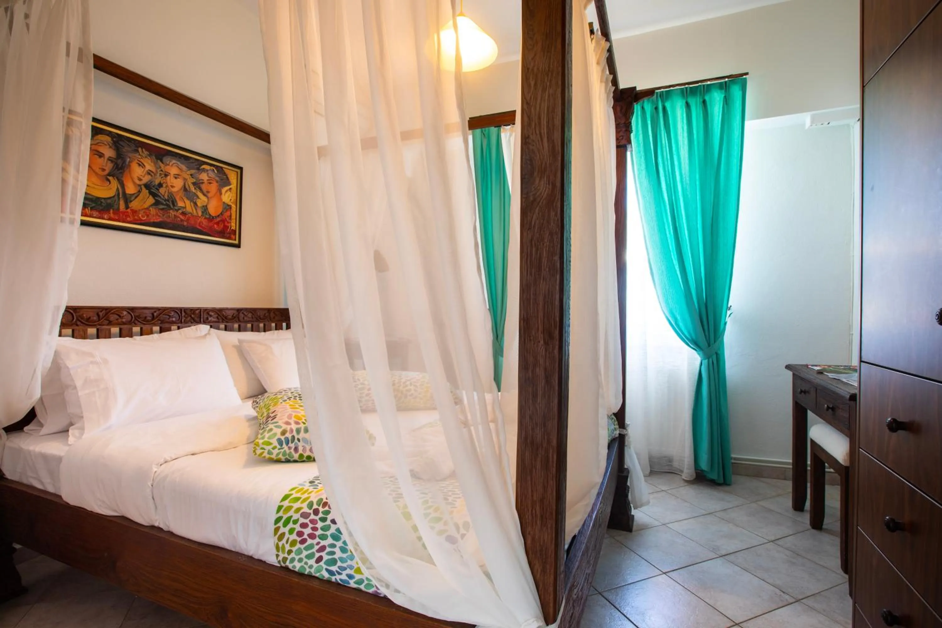 Bedroom, Bed in Kastro Apartments