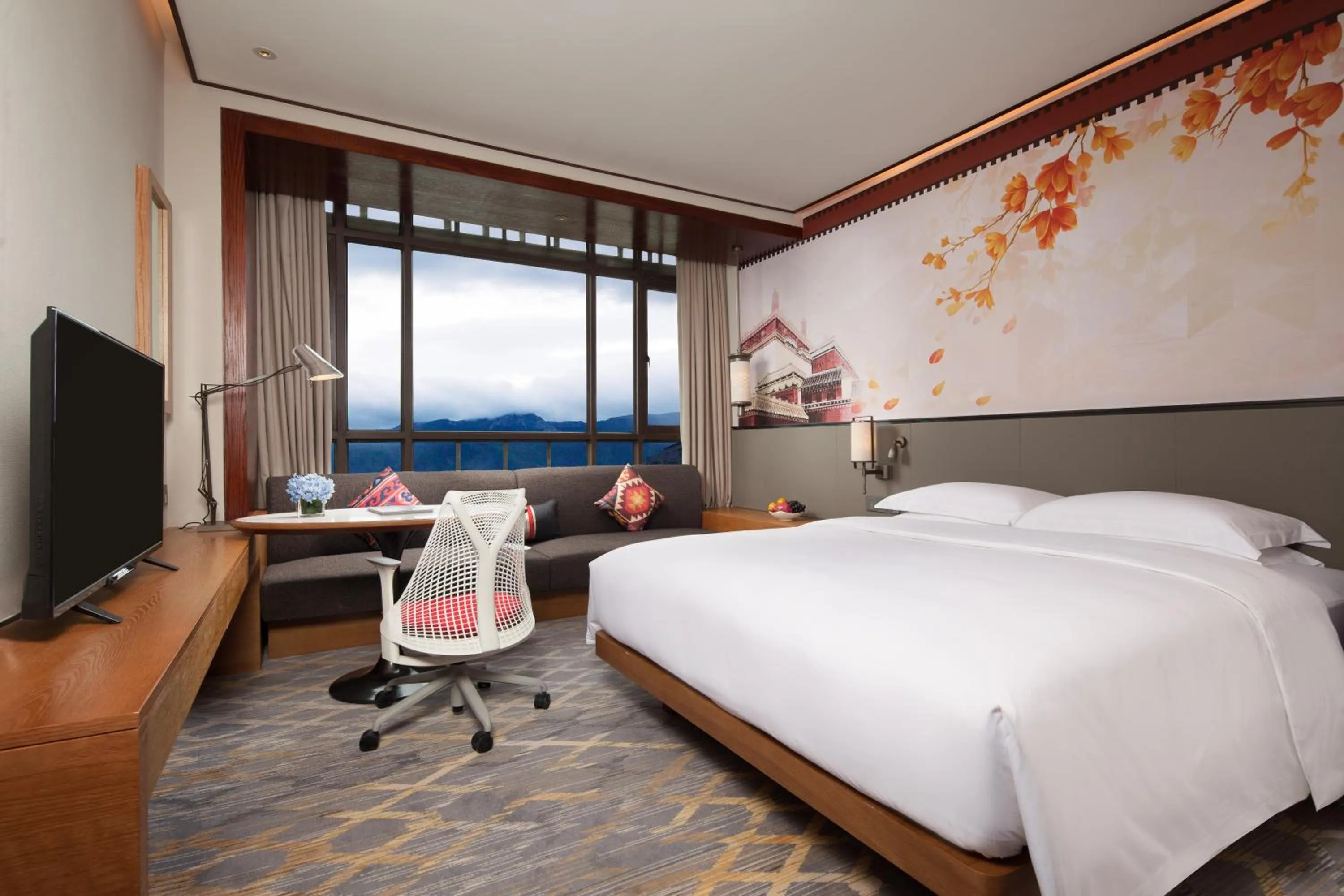 Bed in Hilton Garden Inn Shangri-La