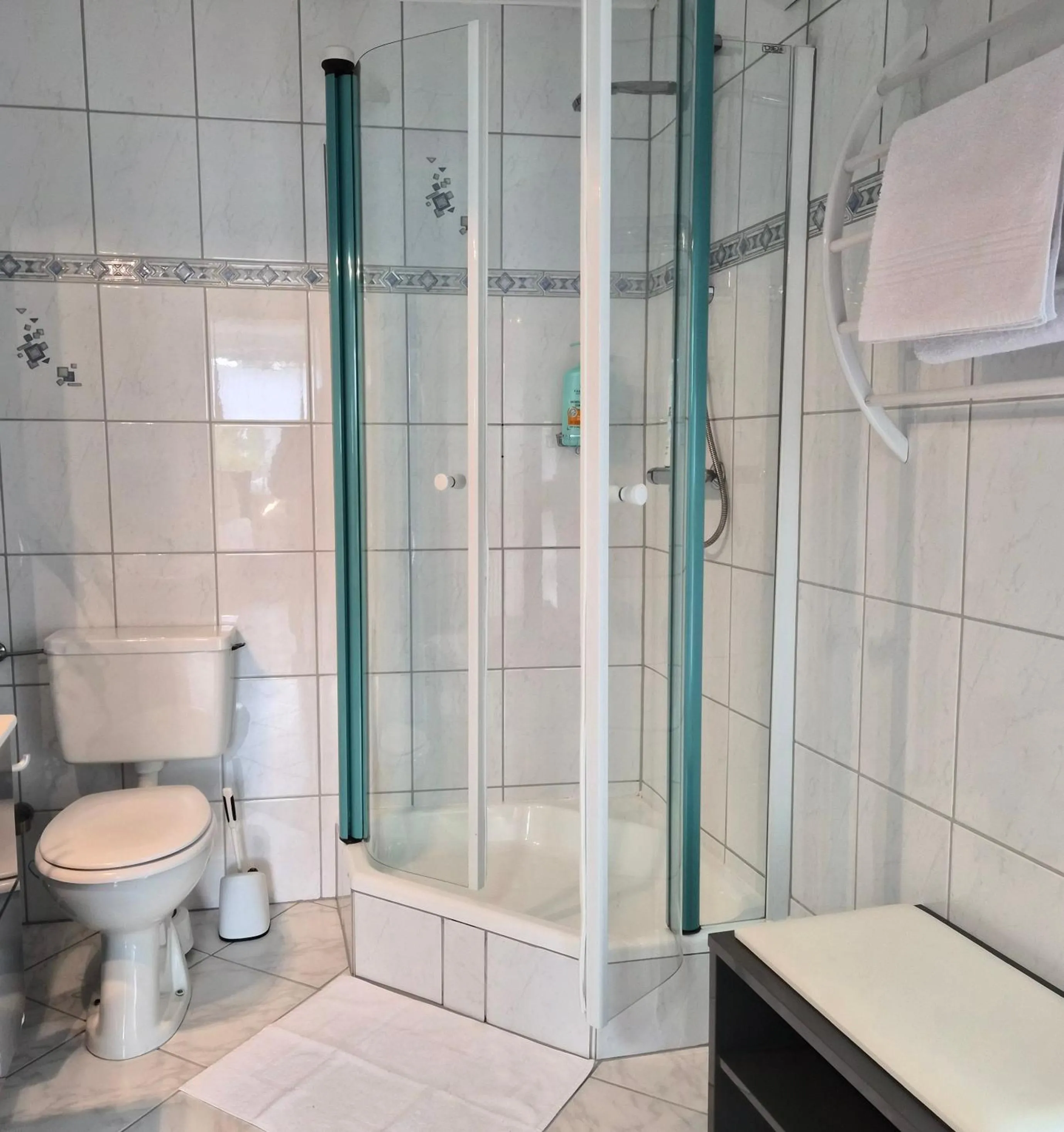 Shower in Hotel Schloßschenke