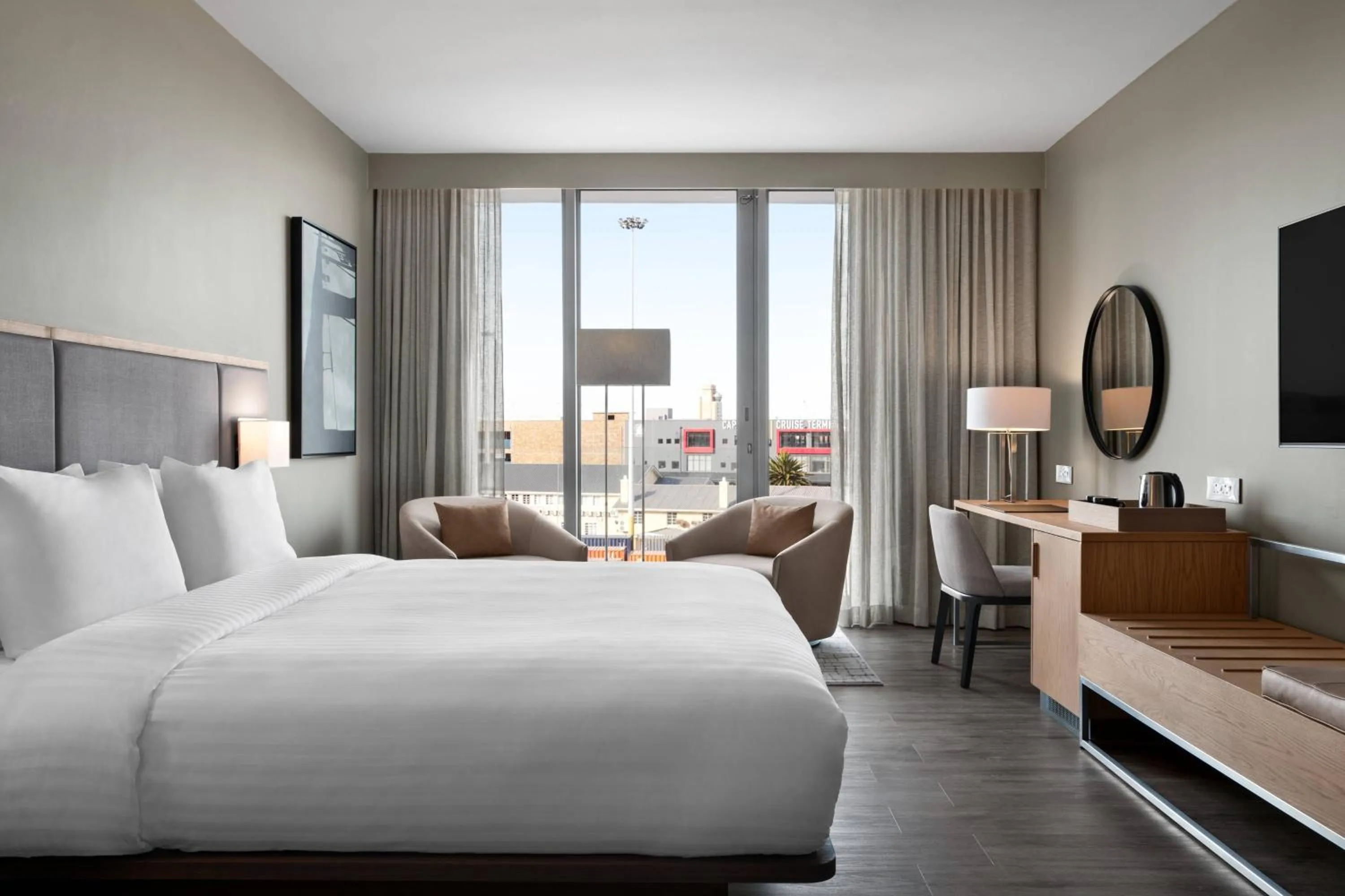 Photo of the whole room, Bed in AC Hotel by Marriott Cape Town Waterfront