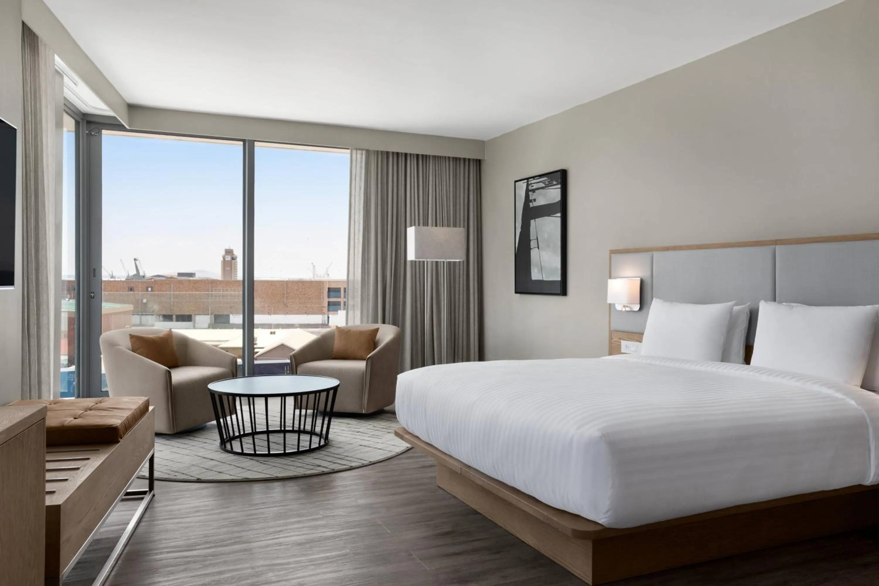 Photo of the whole room, Bed in AC Hotel by Marriott Cape Town Waterfront