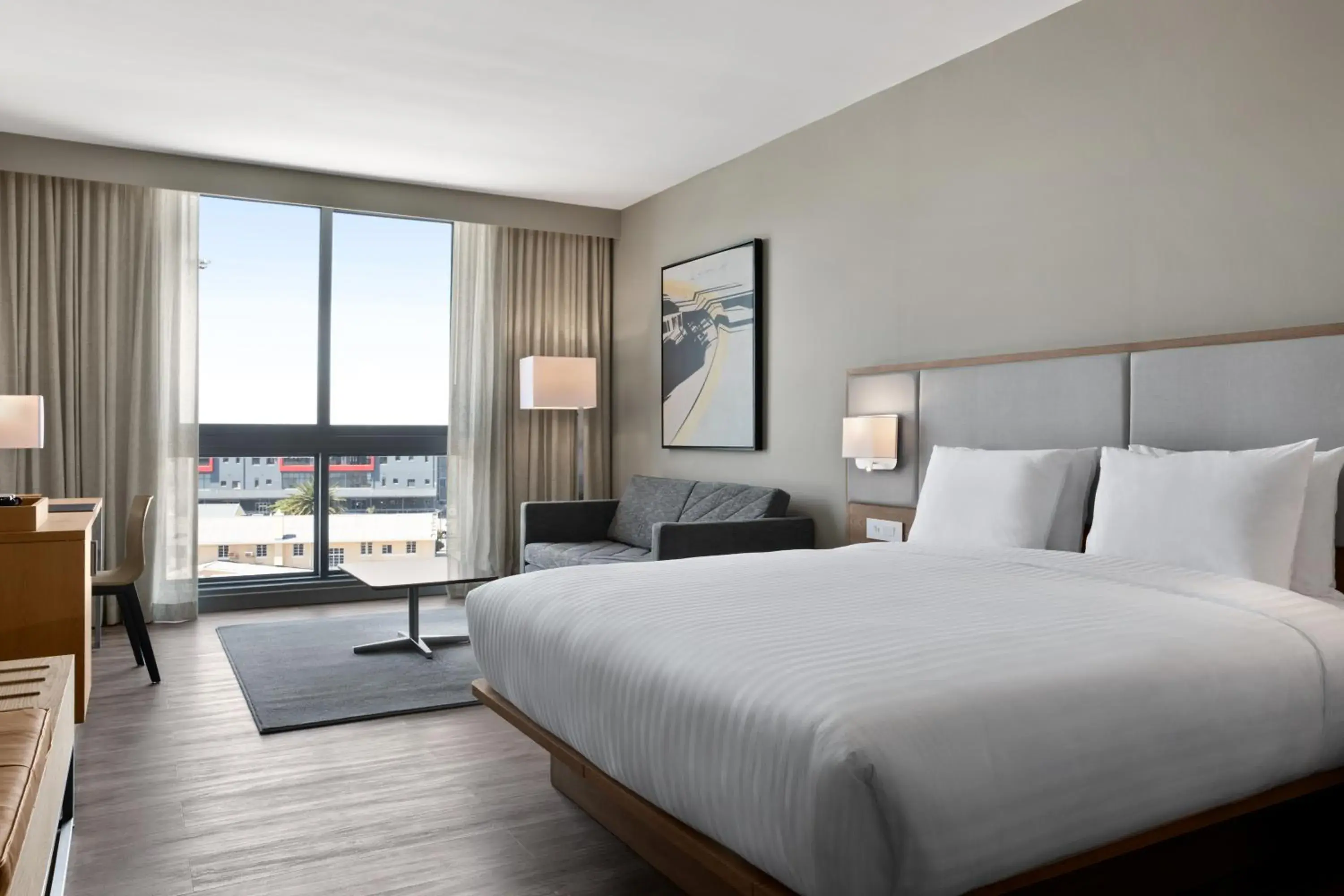 Standard Guest Room with King Bed and Harbor View - single occupancy in AC Hotel by Marriott Cape Town Waterfront Standard Guest Room with King Bed and Harbor View - single occupancy in AC Hotel by Marriott Cape Town Waterfront