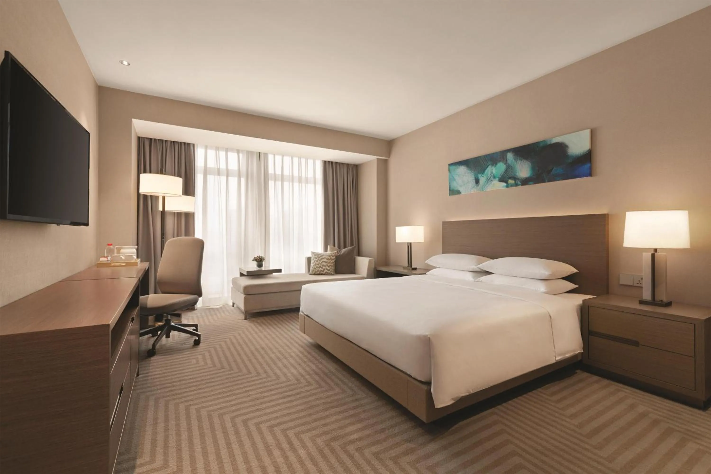 Bedroom, Bed in Hyatt House Chengdu Pebble Walk