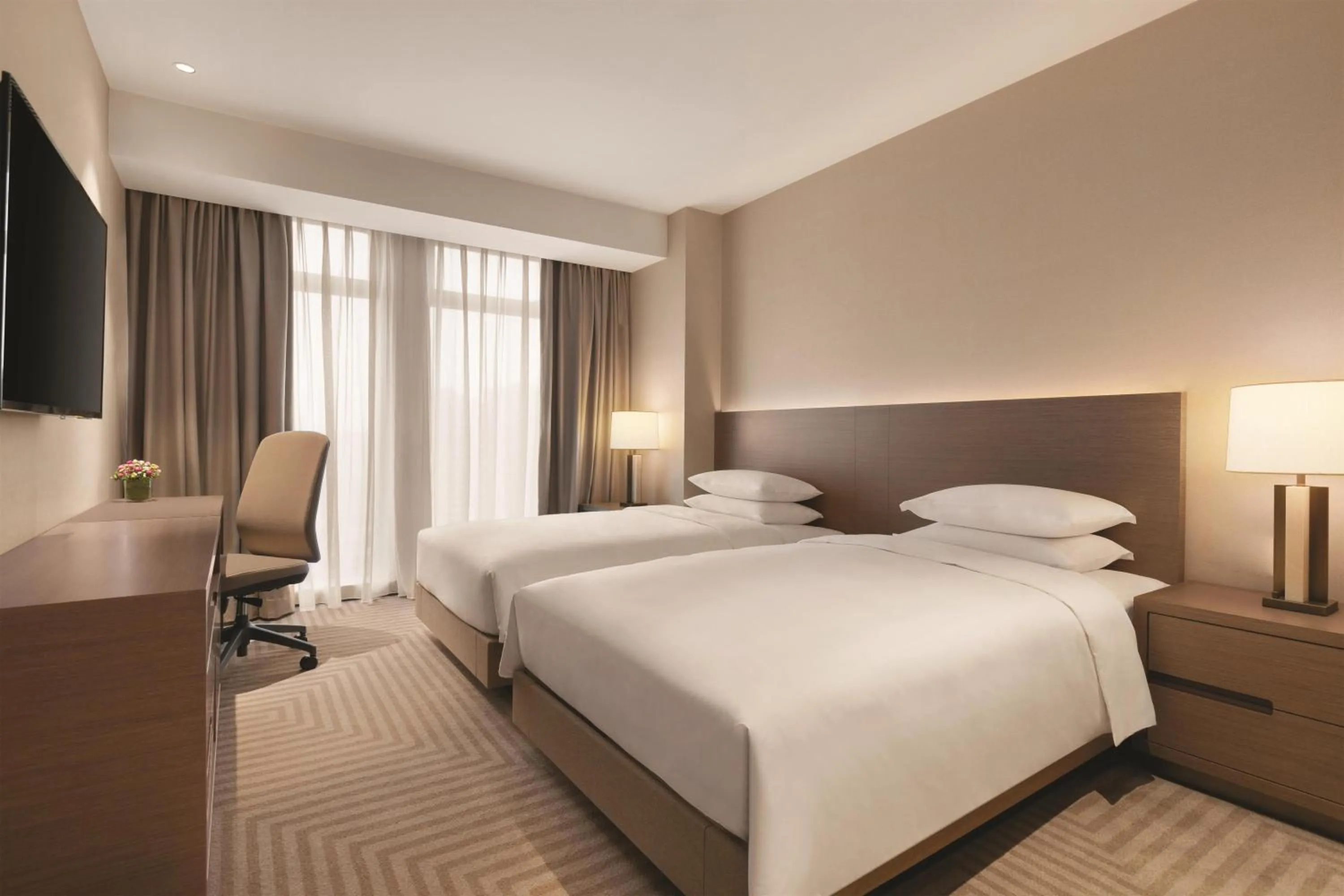 Photo of the whole room, Bed in Hyatt House Chengdu Pebble Walk