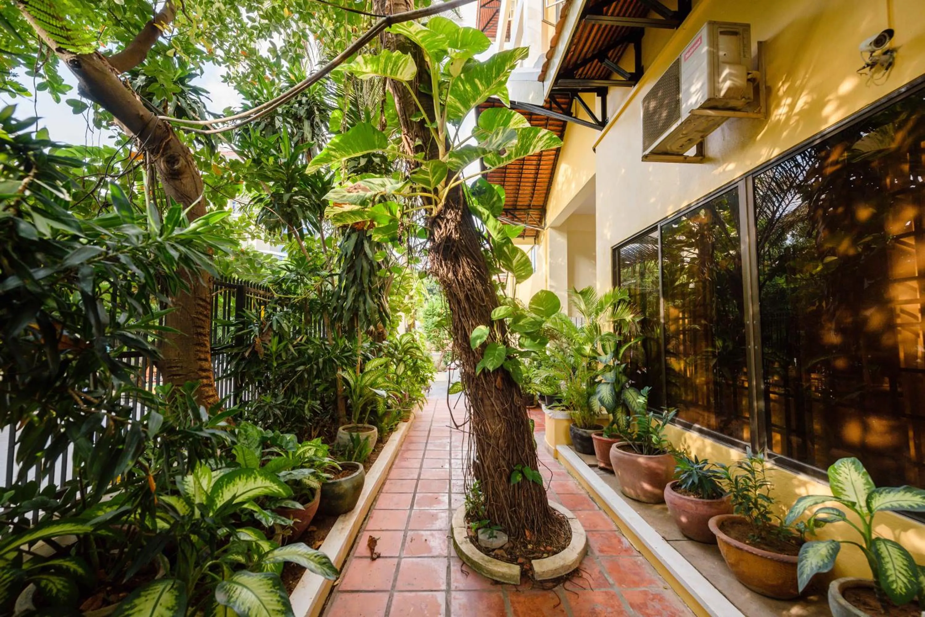 Garden view in City View Apartment