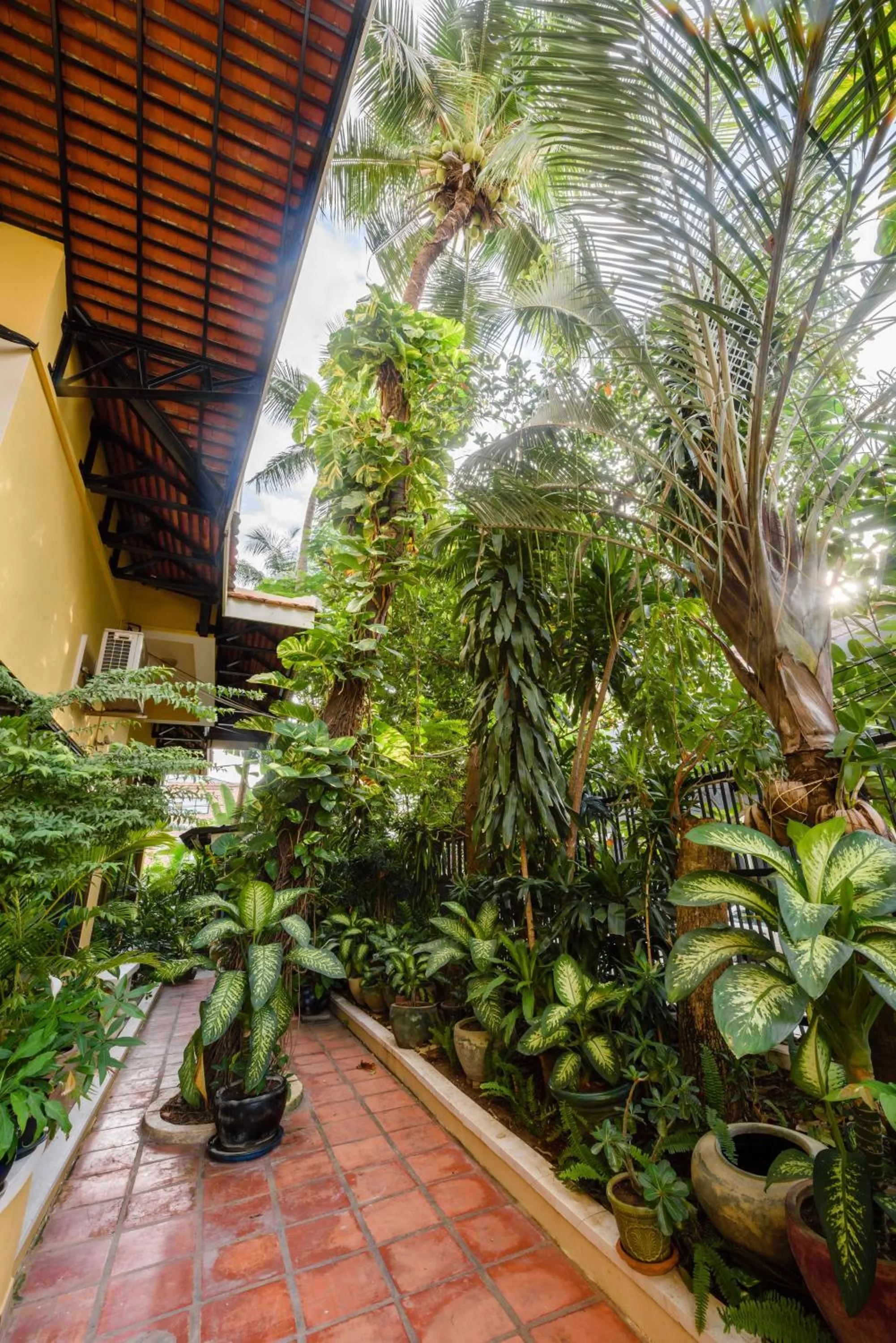 Garden view in City View Apartment