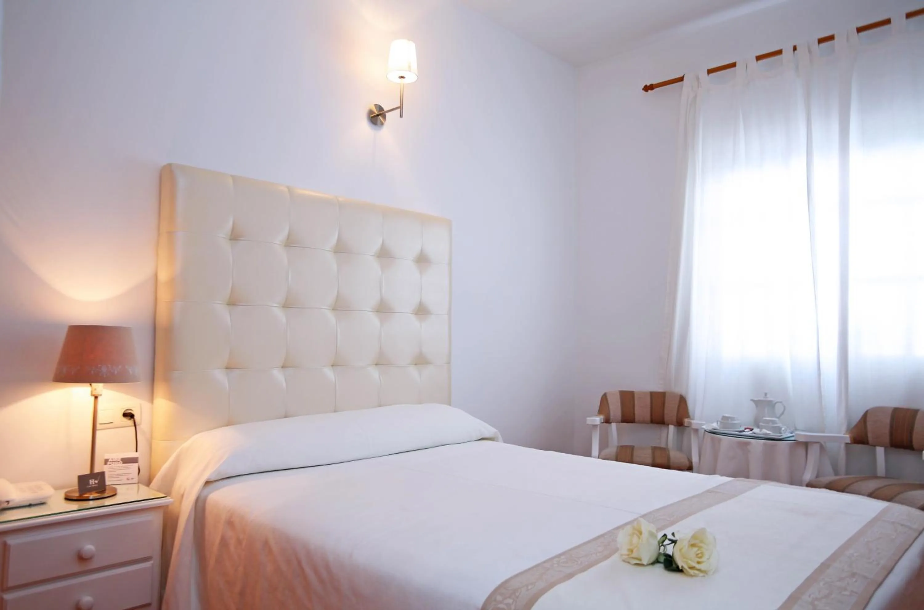 Bed in Hotel Casa Rosa