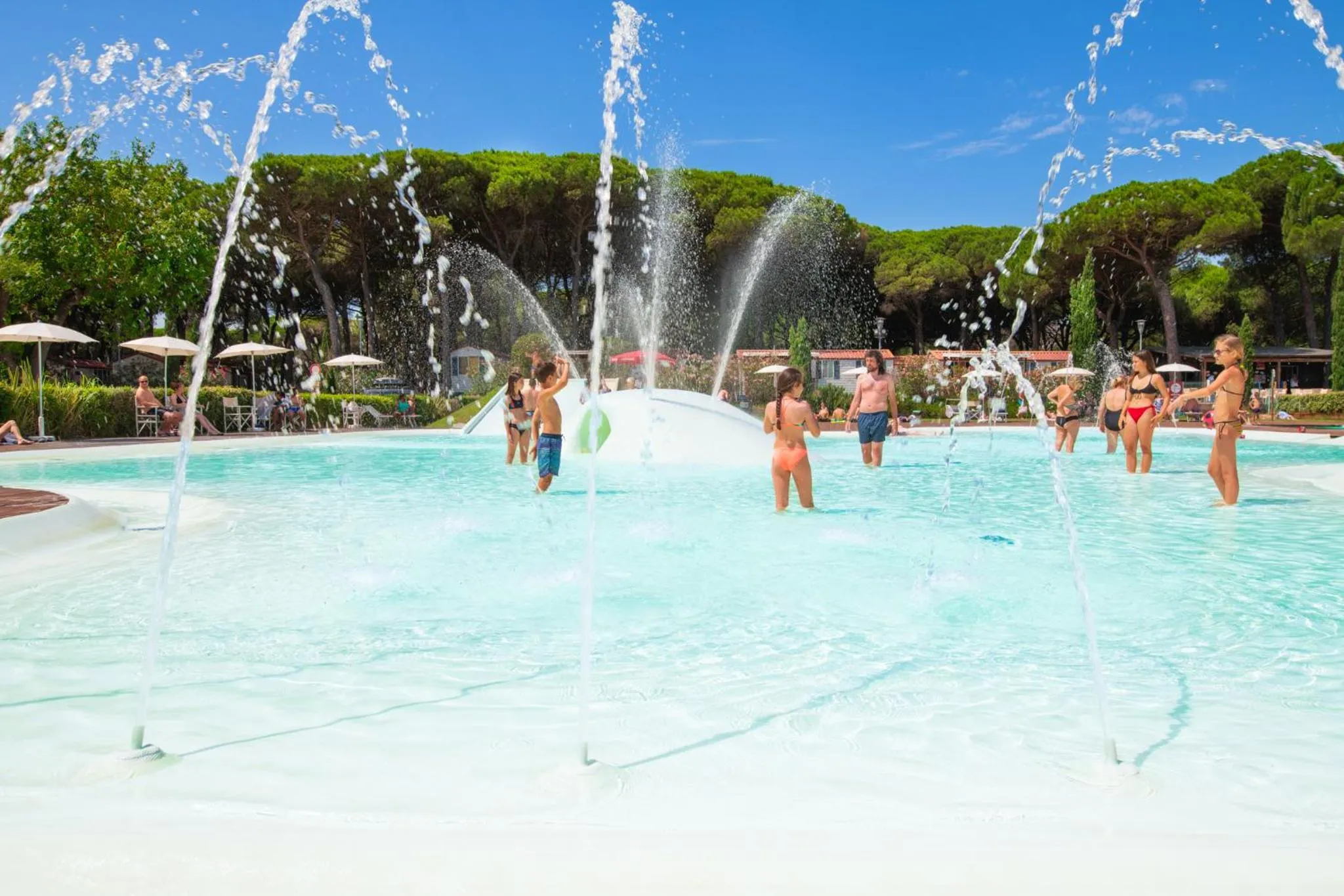Pool view in Pineta Sul Mare Camping Village