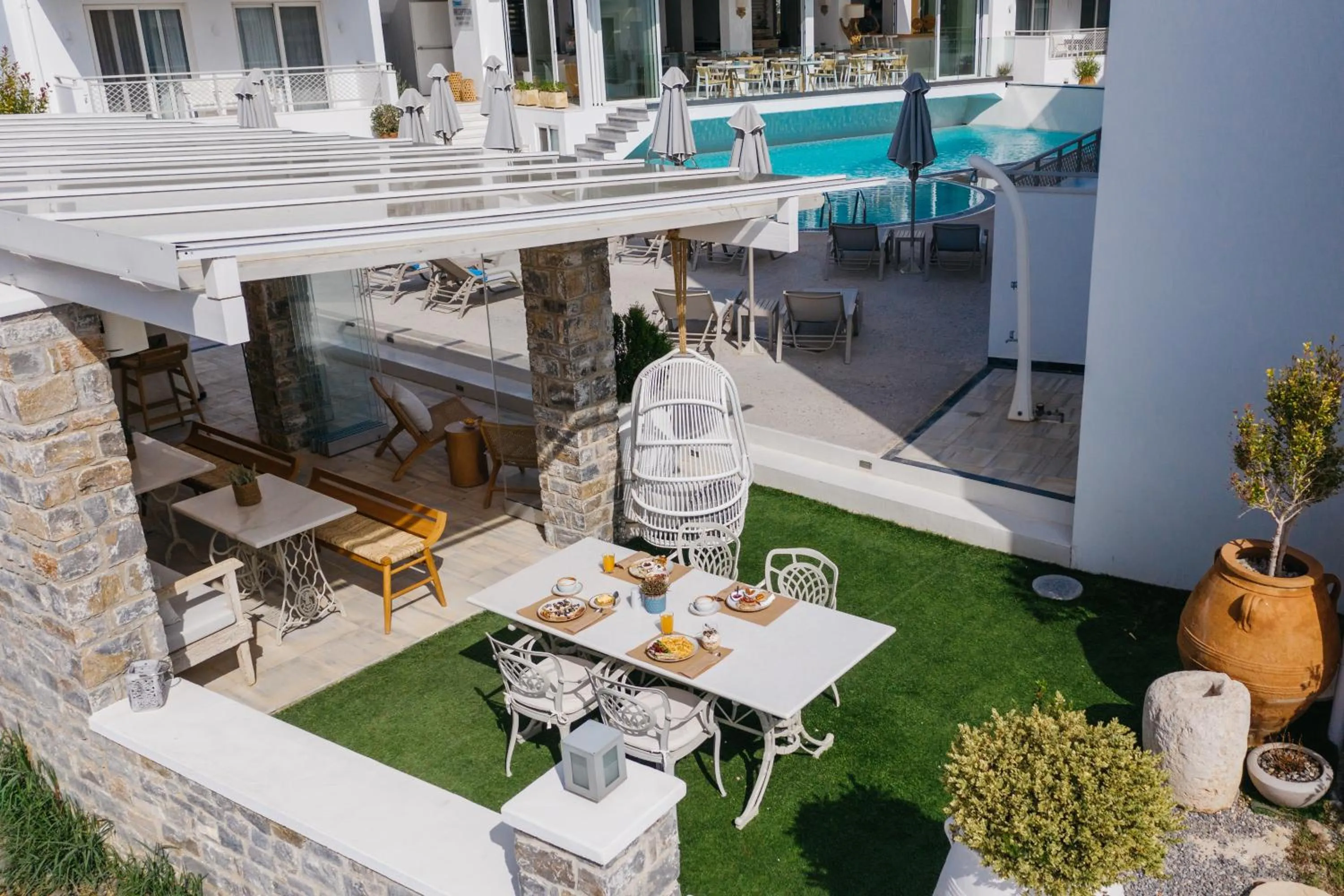 Patio in Cyano Hotel