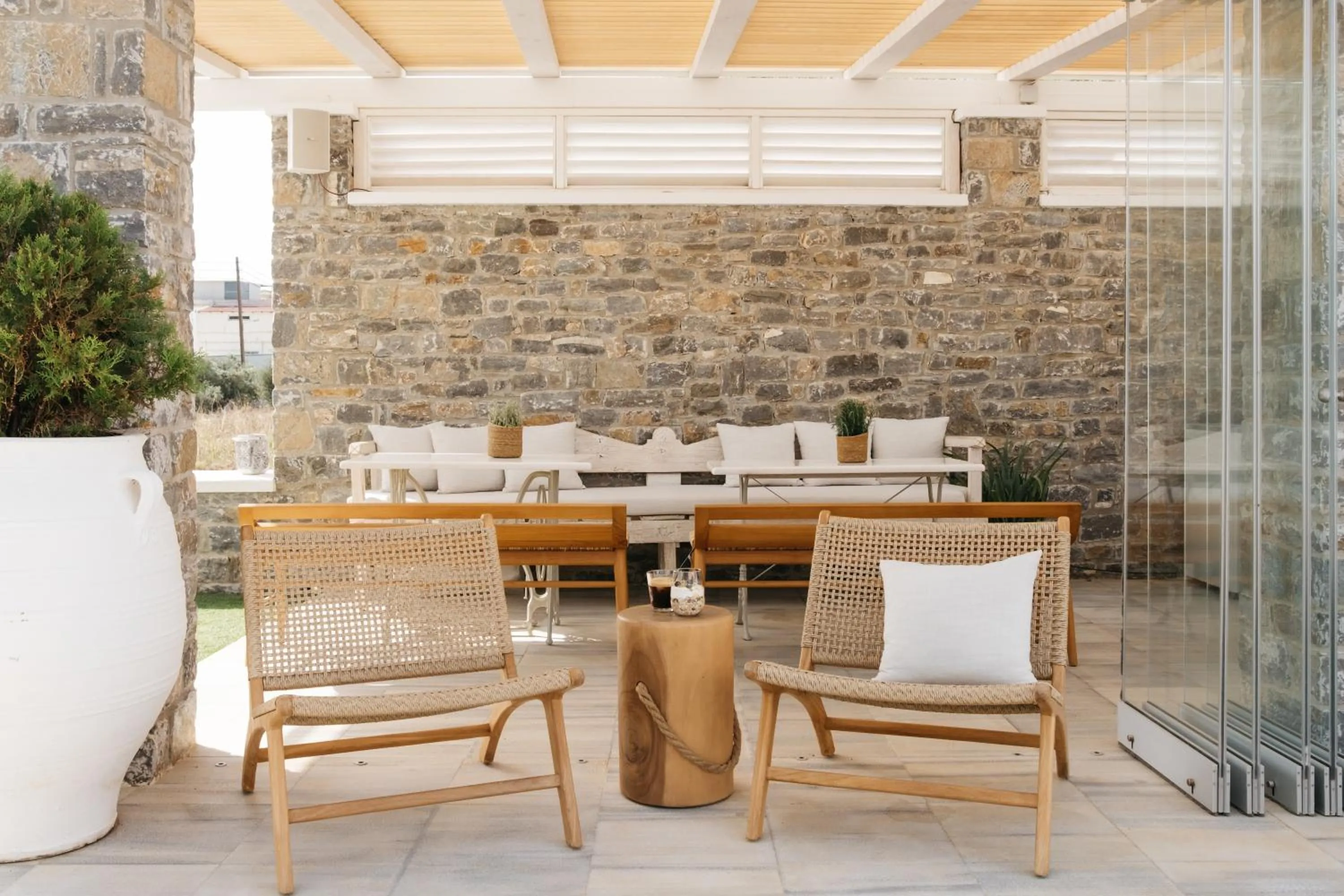 Patio in Cyano Hotel