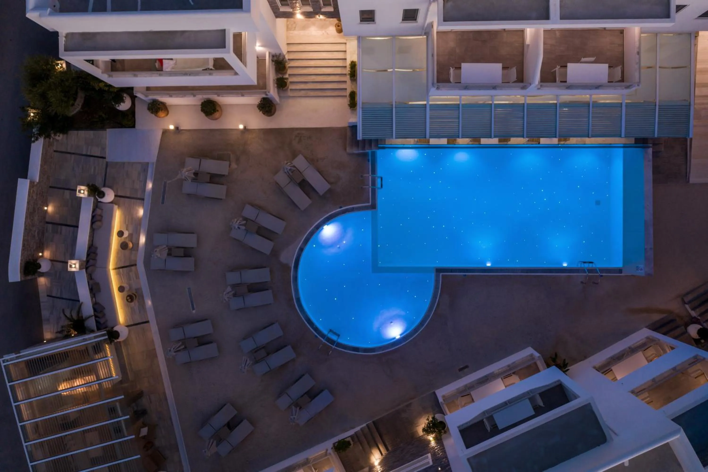 Bird's eye view in Cyano Hotel