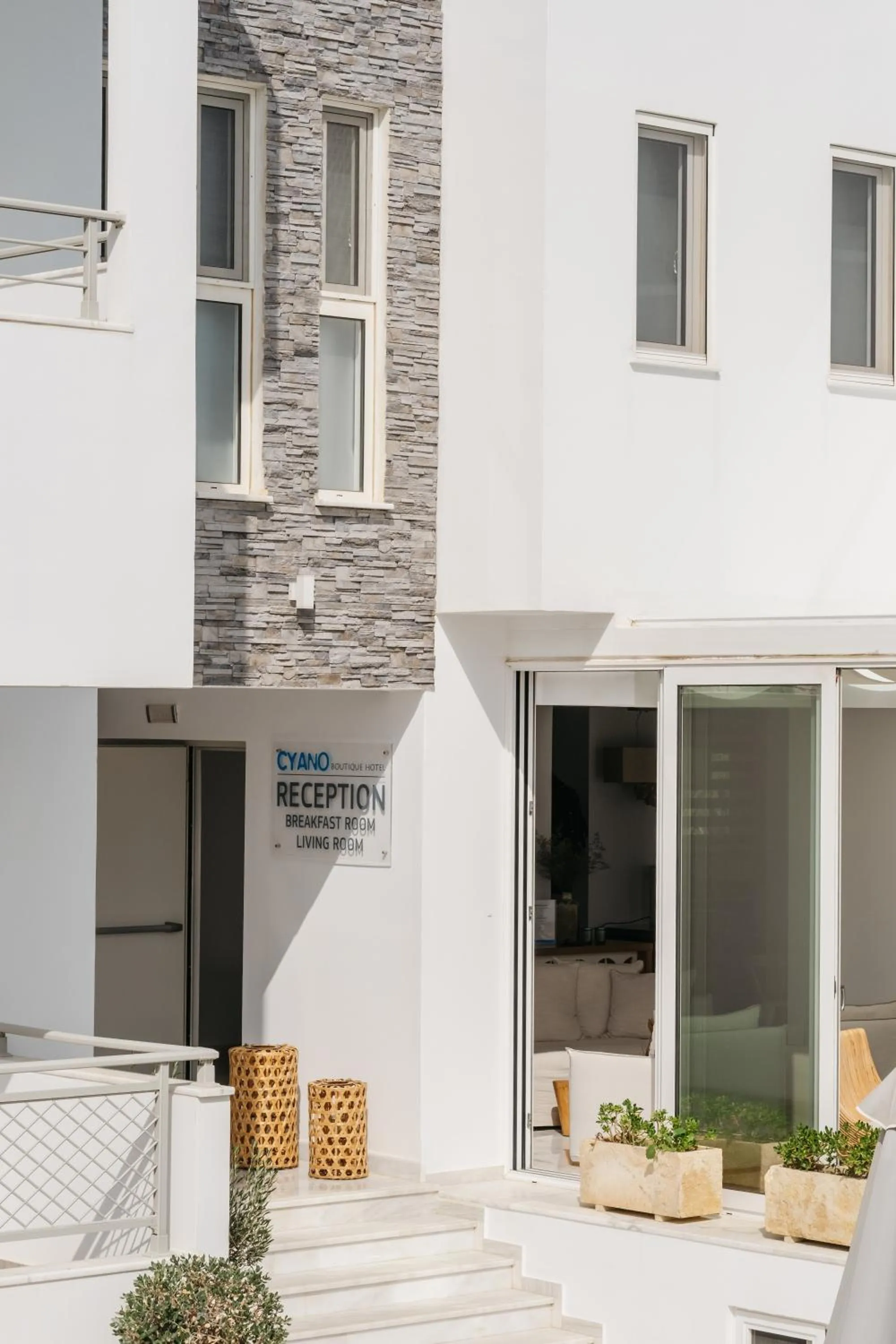 Facade/entrance in Cyano Hotel