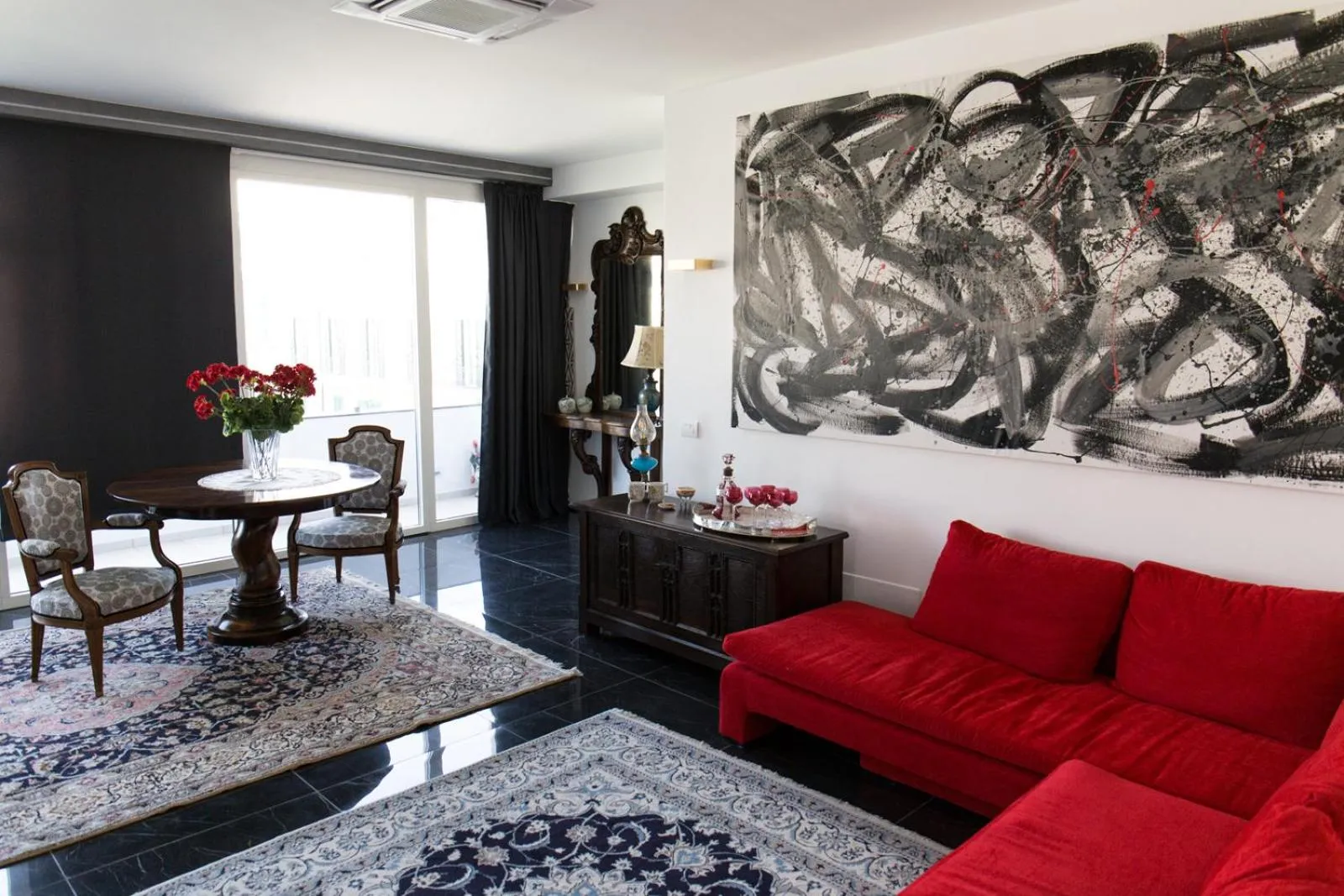 Living room in Hotel CineApollo - Ogni camera un film!