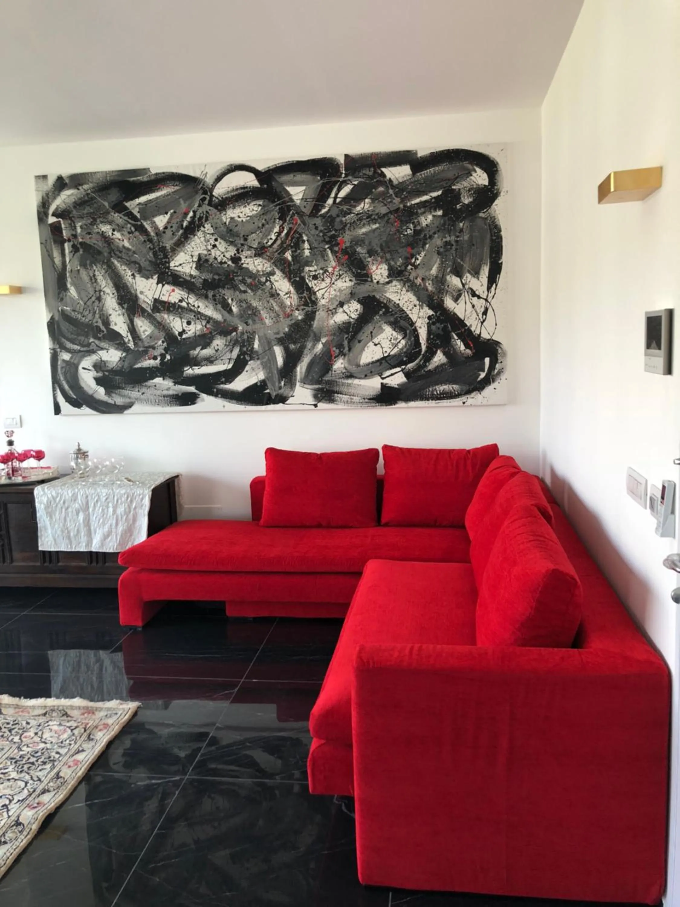 Living room in Hotel CineApollo - Ogni camera un film!