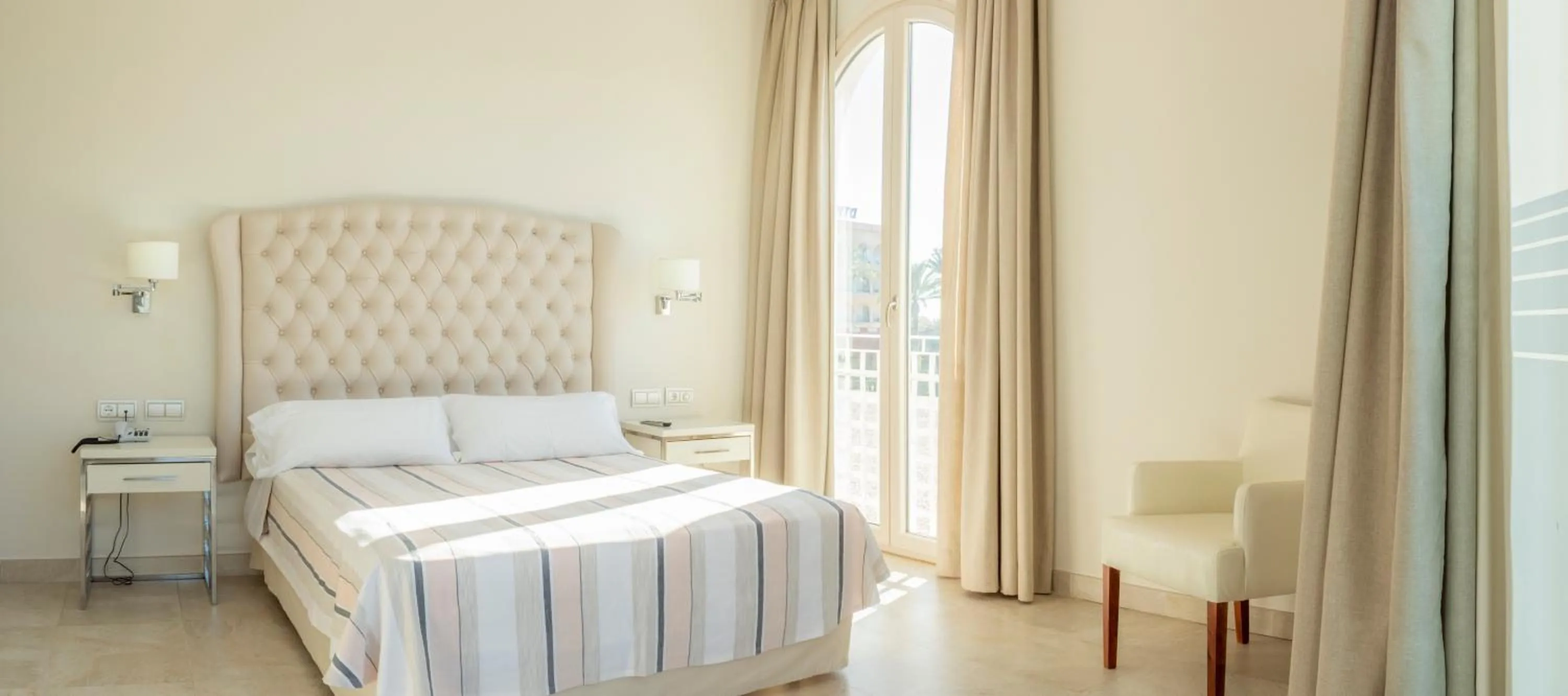 Decorative detail, Bed in Hotel Atlántico