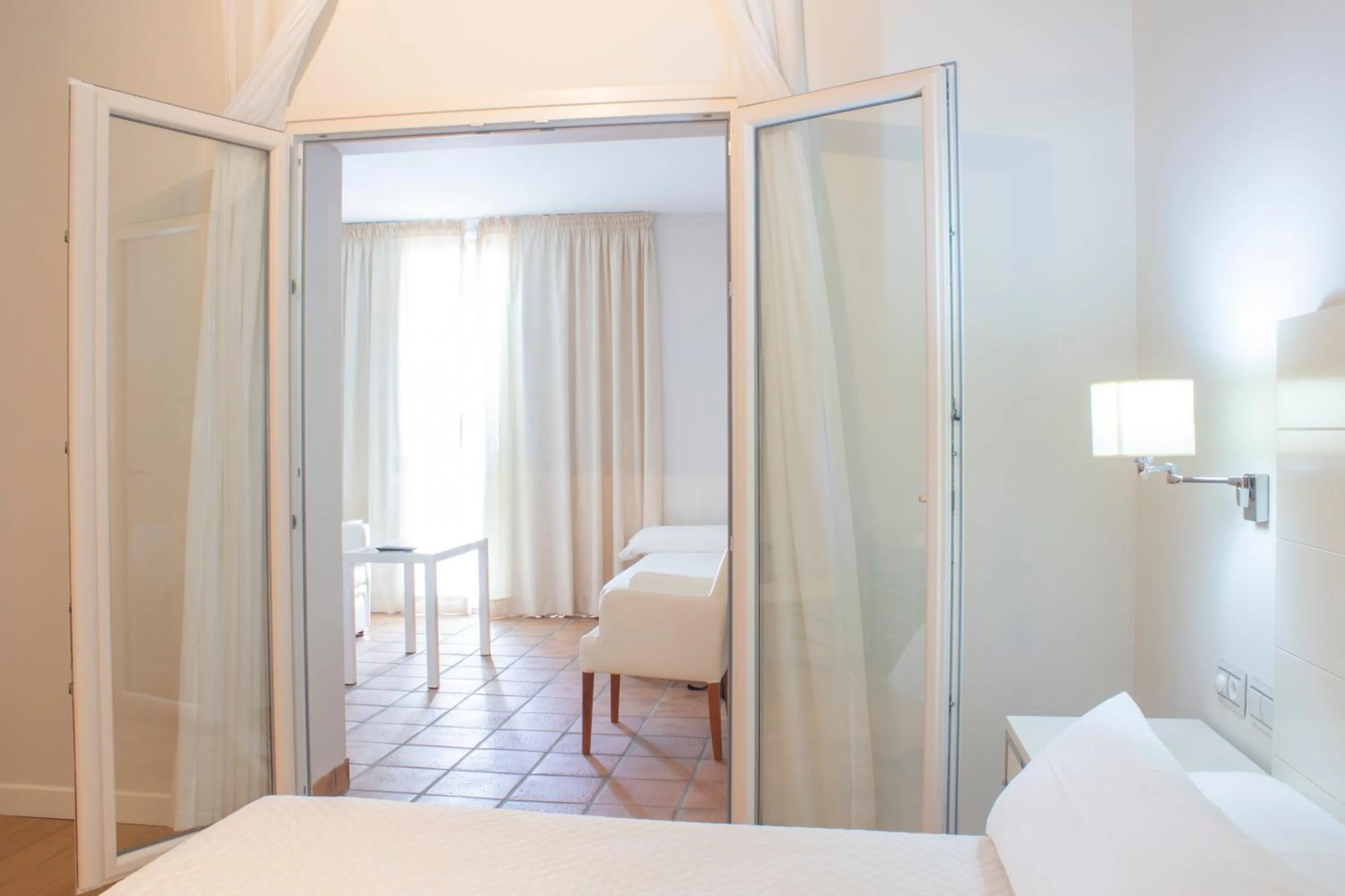 Bed in Hotel Atlántico