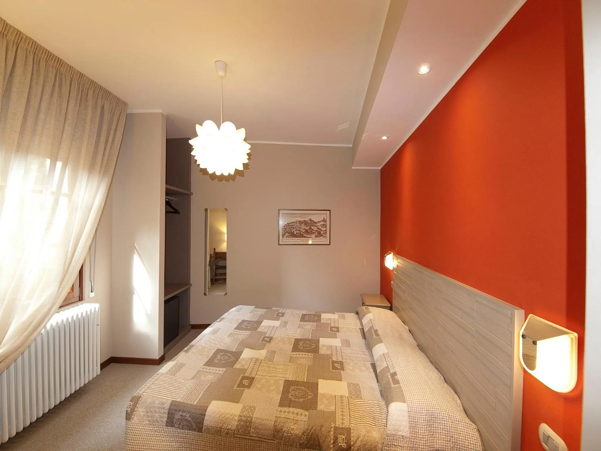 Bed in La Grotta Hotel