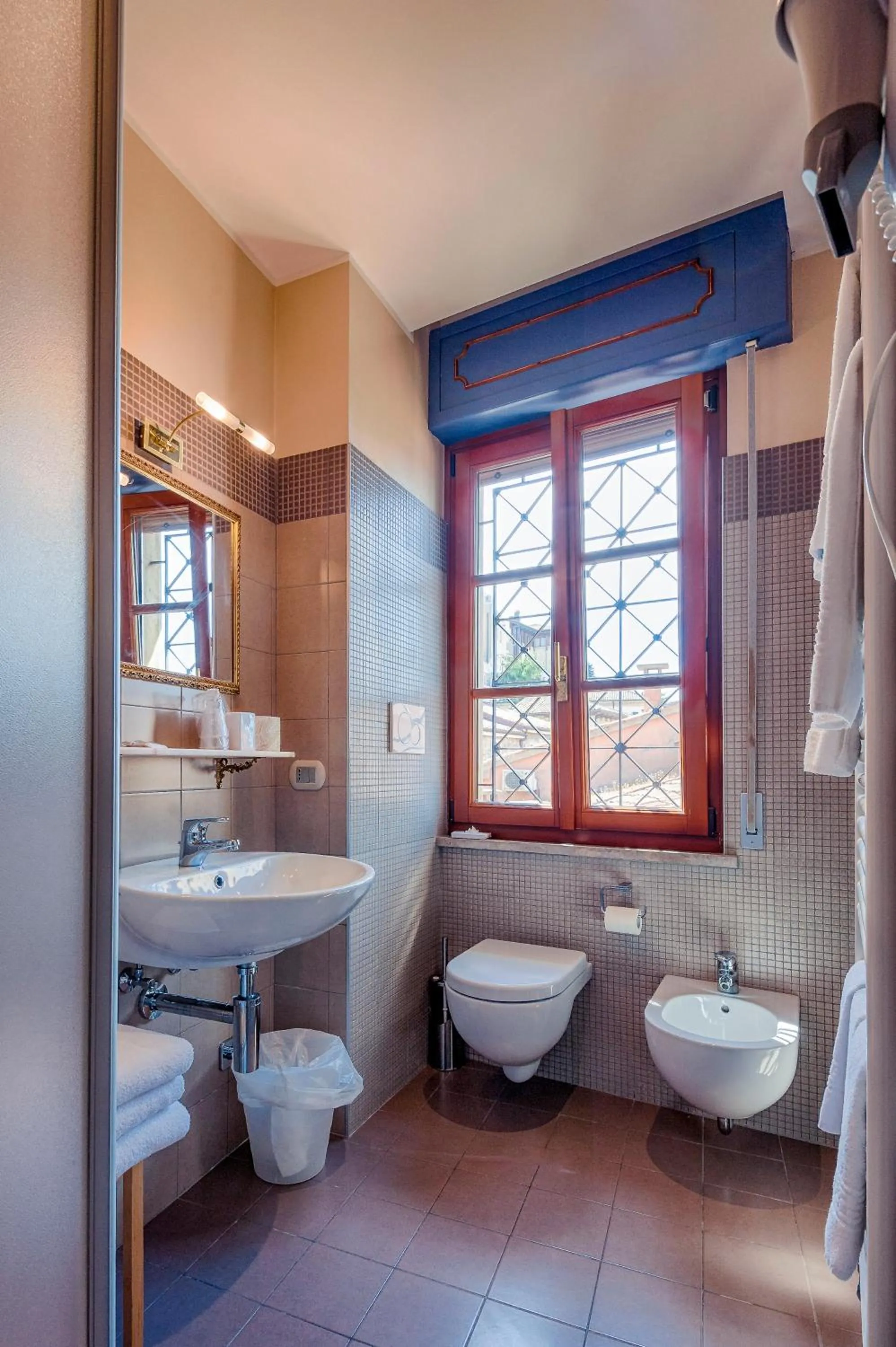 Bathroom in La Grotta Hotel