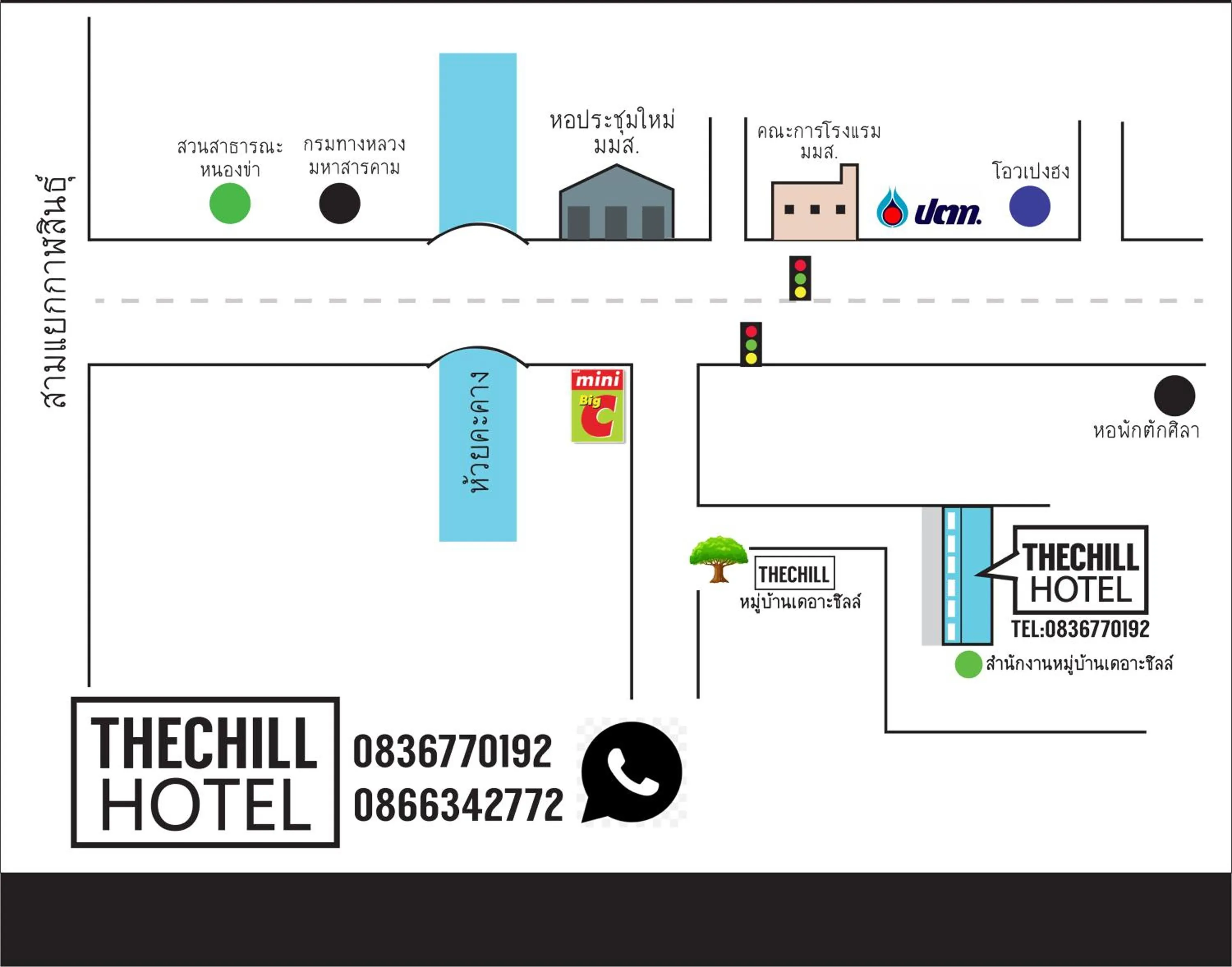 Floor plan in The Chill Town Home