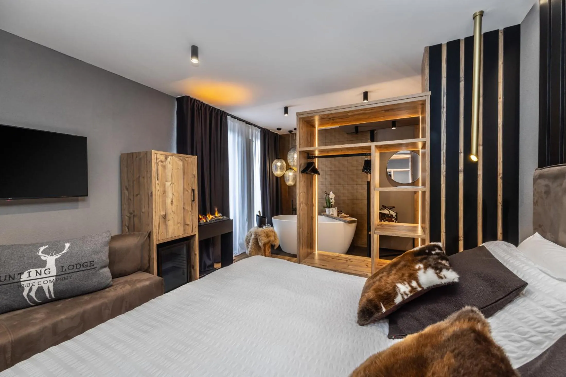 Bed in Hotel Folgarida